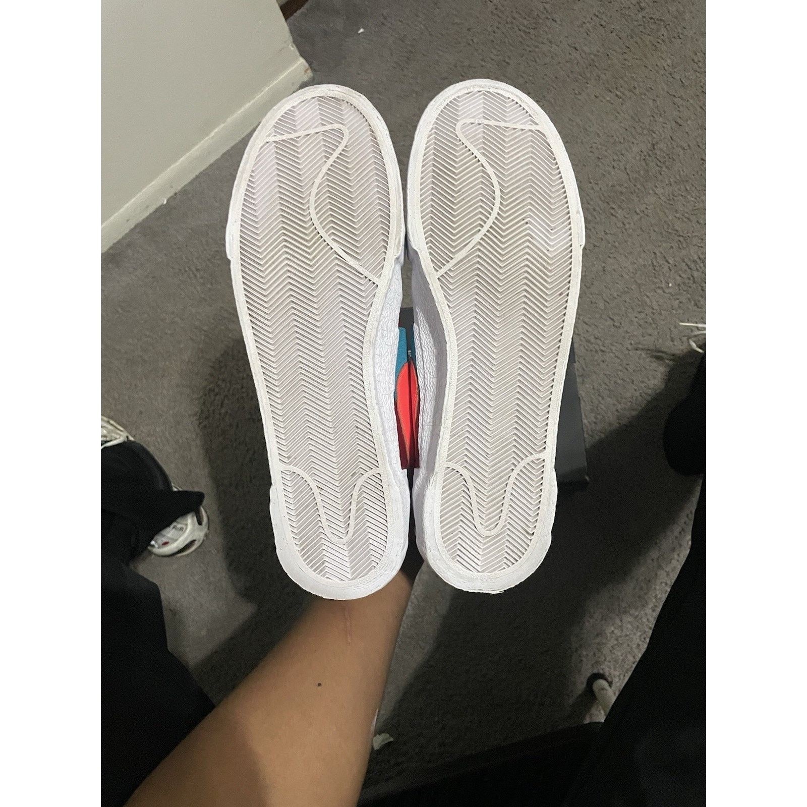 Nike Size 13 - Nike KAWS x sacai x Blazer Low Team Red Size US 13 / EU 46 - 5 Thumbnail