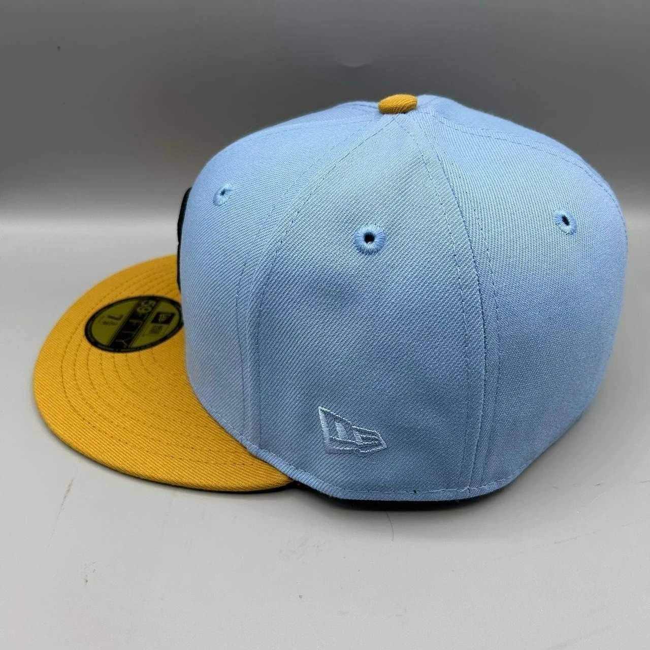 New Era Brooklyn Dodgers Hat Men 7 3/8 Blue MLB Fitted Cap New Size ONE SIZE - 6 Thumbnail