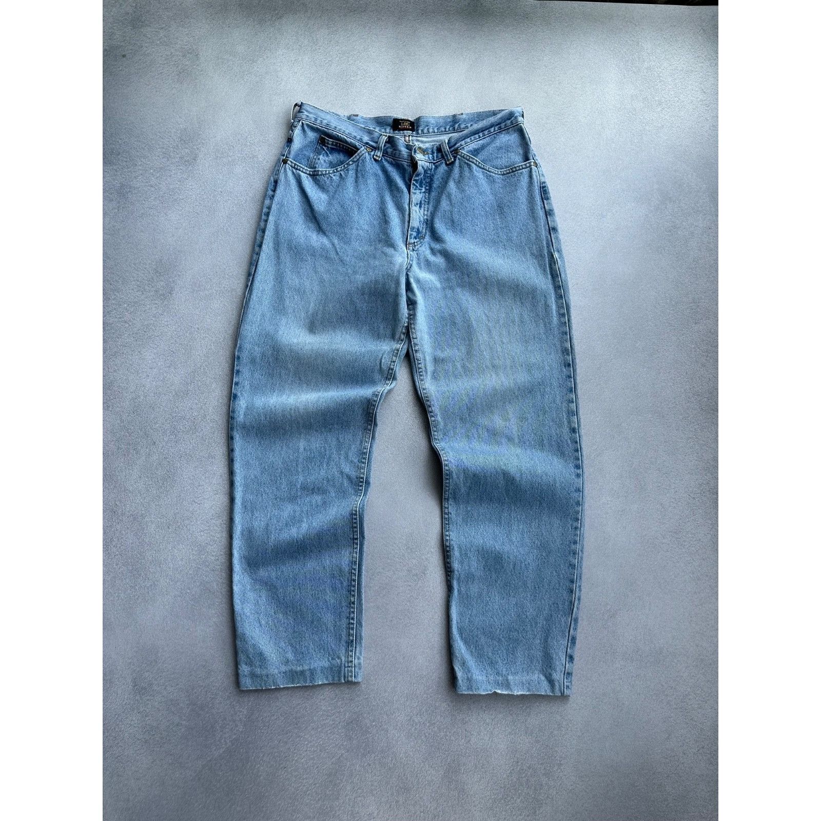 Lee Vintage Lee Riders Sanforized Rare Baggy Jeans Sz 38 x 34 Size US 38 / EU 54 - 1 Thumbnail