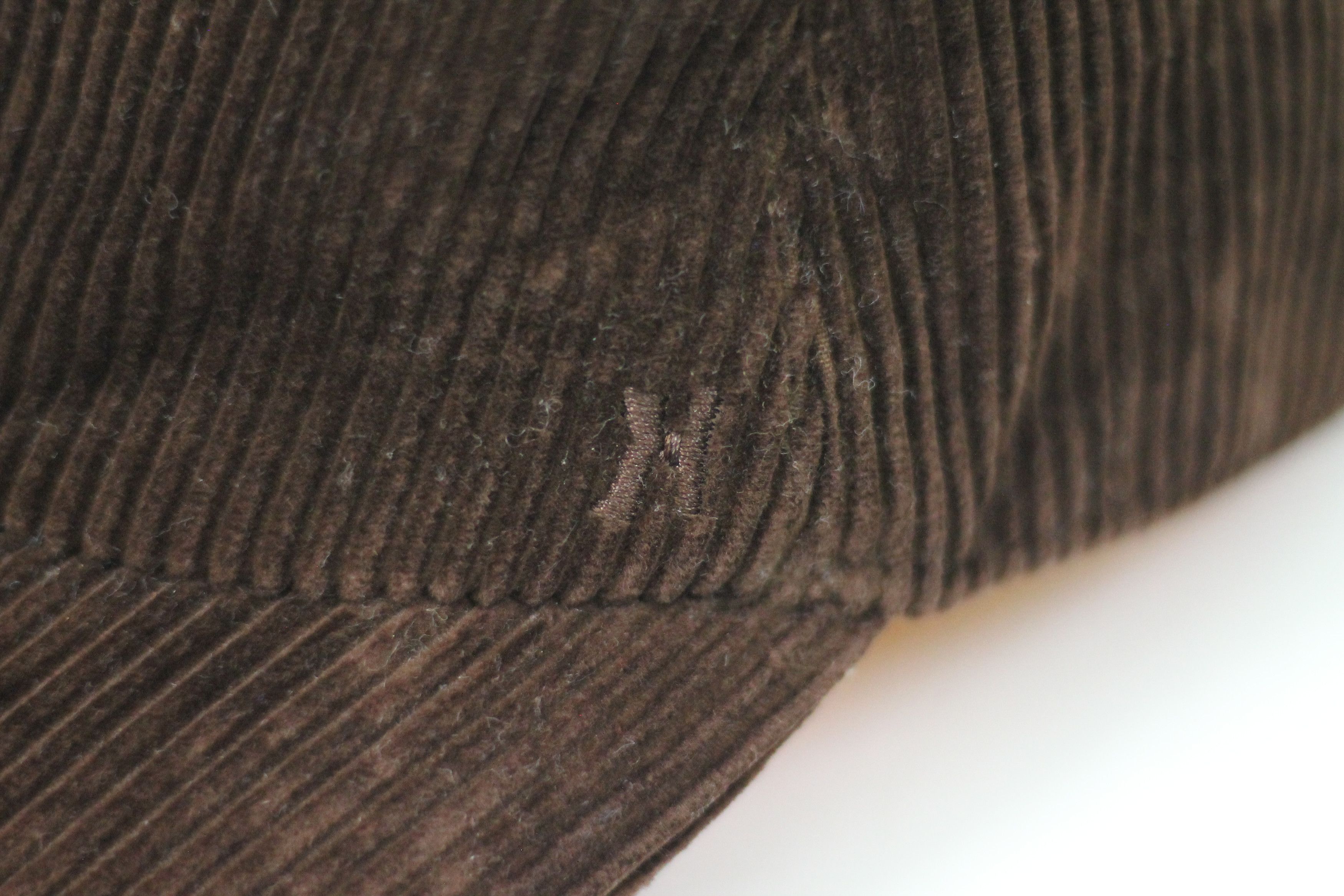 Hermes Vintage HERMES Corduroy H Logo Cap. Size ONE SIZE - 3 Thumbnail