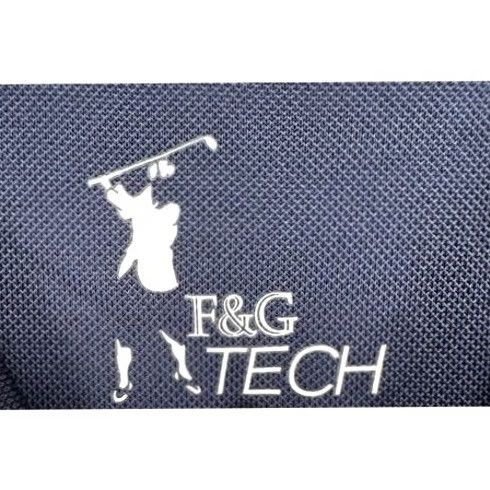 Vintage FG Tech Golf Polo Shirt Adult XL Navy Pink Striped Athletic Short Sleeve Rugby Size US XL / EU 56 / 4 - 5 Thumbnail