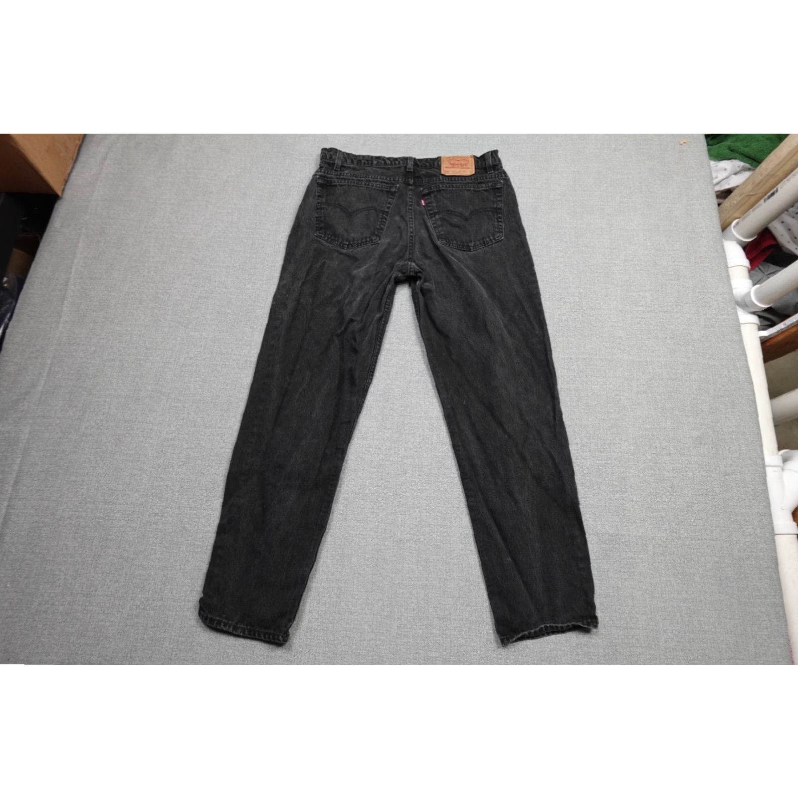 Levi's Levi's 550 Jeans Men's Black Dark Wash Relaxed Straight 38x32 Denim Cotton USA Made West Punch Belt Loops 5-Pocket Size US 38 / EU 54 - 5 Thumbnail