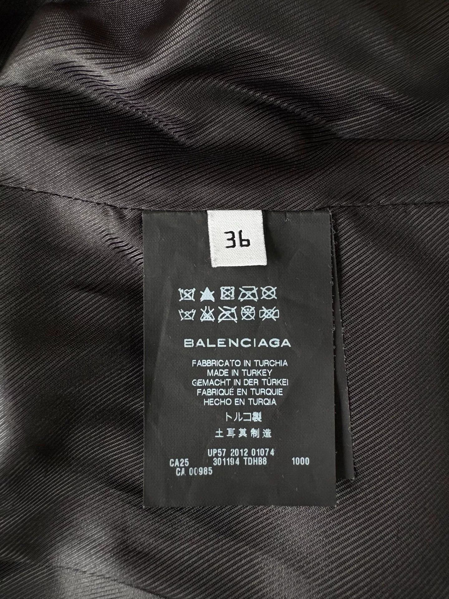 Balenciaga Balenciaga Quilted Leather Biker Jacket Size XS / US 0-2 / IT 36-38 - 5 Thumbnail