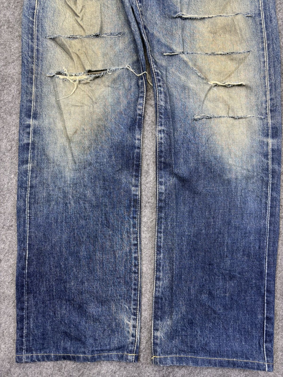 Levi's 💥Thrashed💥90s Levis 503B Big E Selvedge Thrashed Denim Size US 33 - 4 Thumbnail