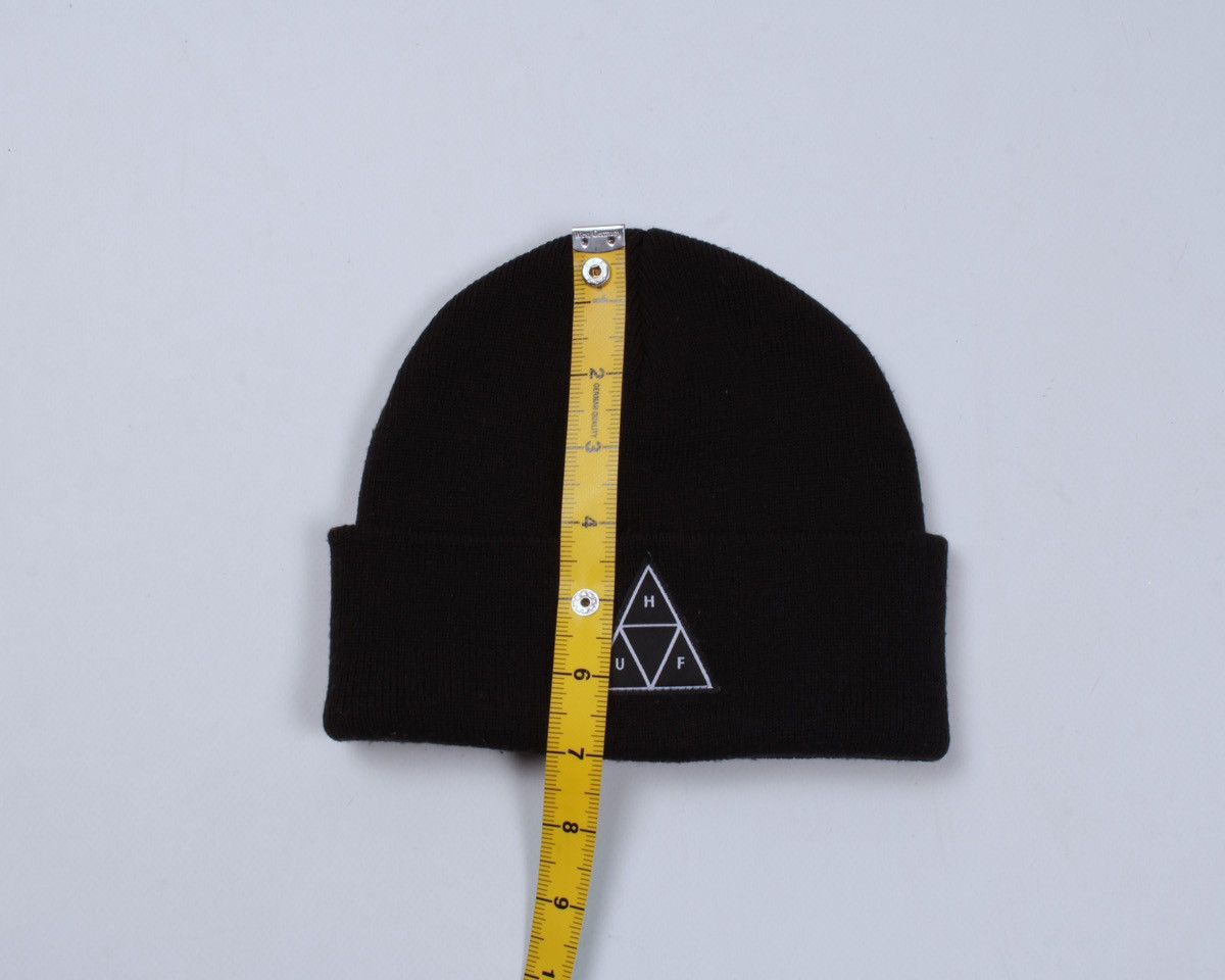 Huf HUF Acrylic Black Beanie Hat Logo Front Size ONE SIZE - 8 Thumbnail