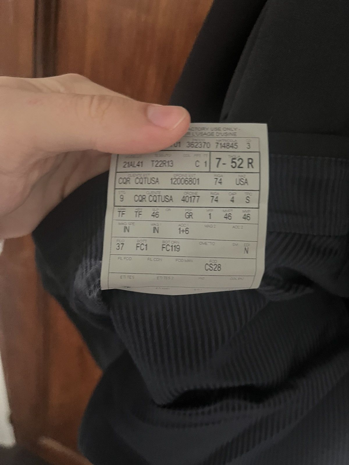 Tom Ford Tom Ford Black suit wool Fit A size 52 w36 Size 42R - 11 Thumbnail