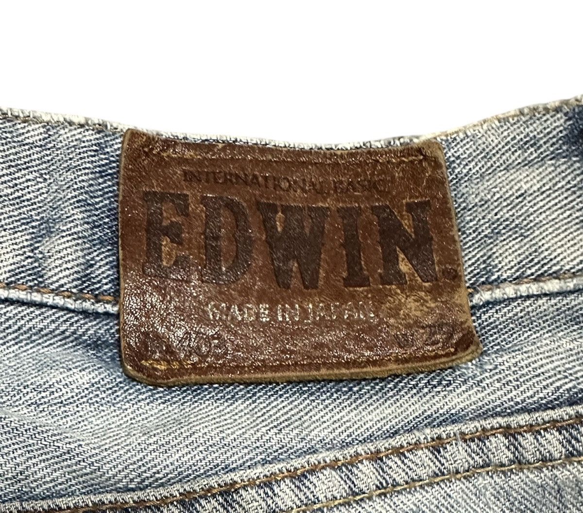 Edwin Vintage Edwin 403 Straight Leg Faded Blue Jeans Size US 30 / EU 46 - 8 Thumbnail