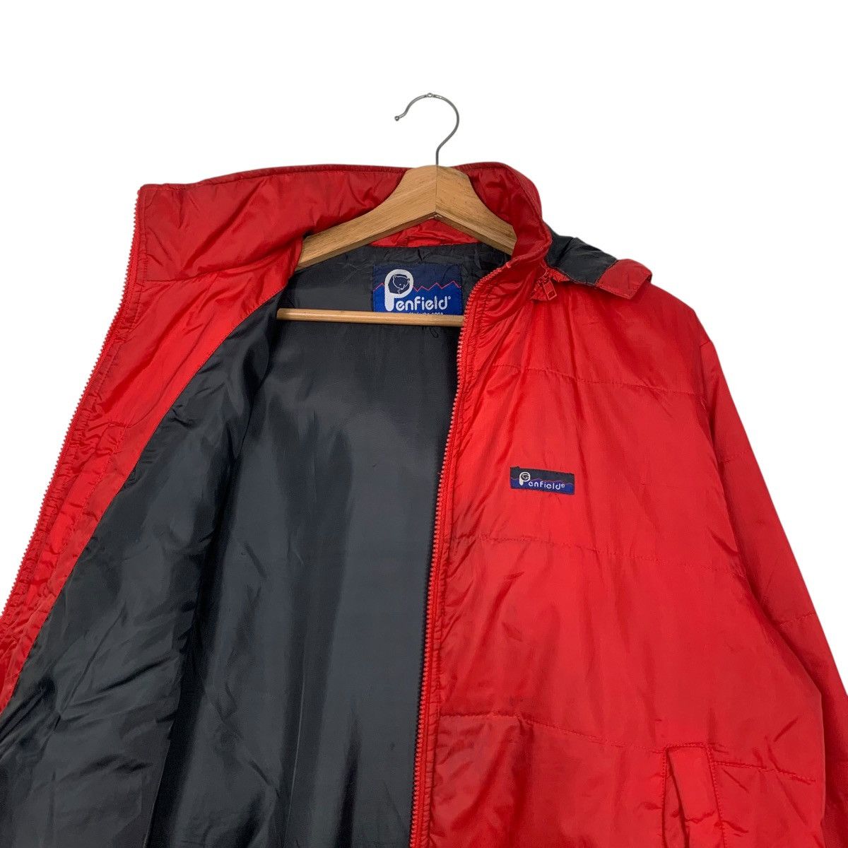 Penfield PENFIELD Red Nylon Faux Fur Hooded Jacket #2781-C125 Size US L / EU 52-54 / 3 - 10 Thumbnail