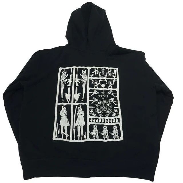 Chrome Hearts Chrome Hearts Foti Model Kit Parts Thermal Zip-Up Hoodie Size US L / EU 52-54 / 3 - 2 Thumbnail