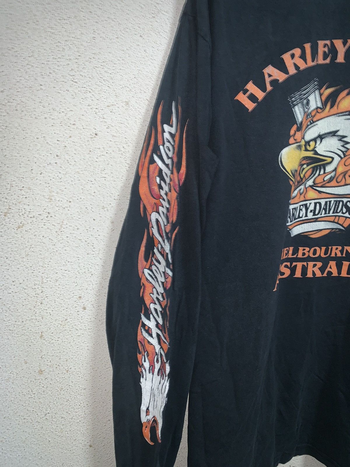 Vintage Vintage 08’s Harley Davidson Flames distressed Size US XL / EU 56 / 4 - 7 Thumbnail
