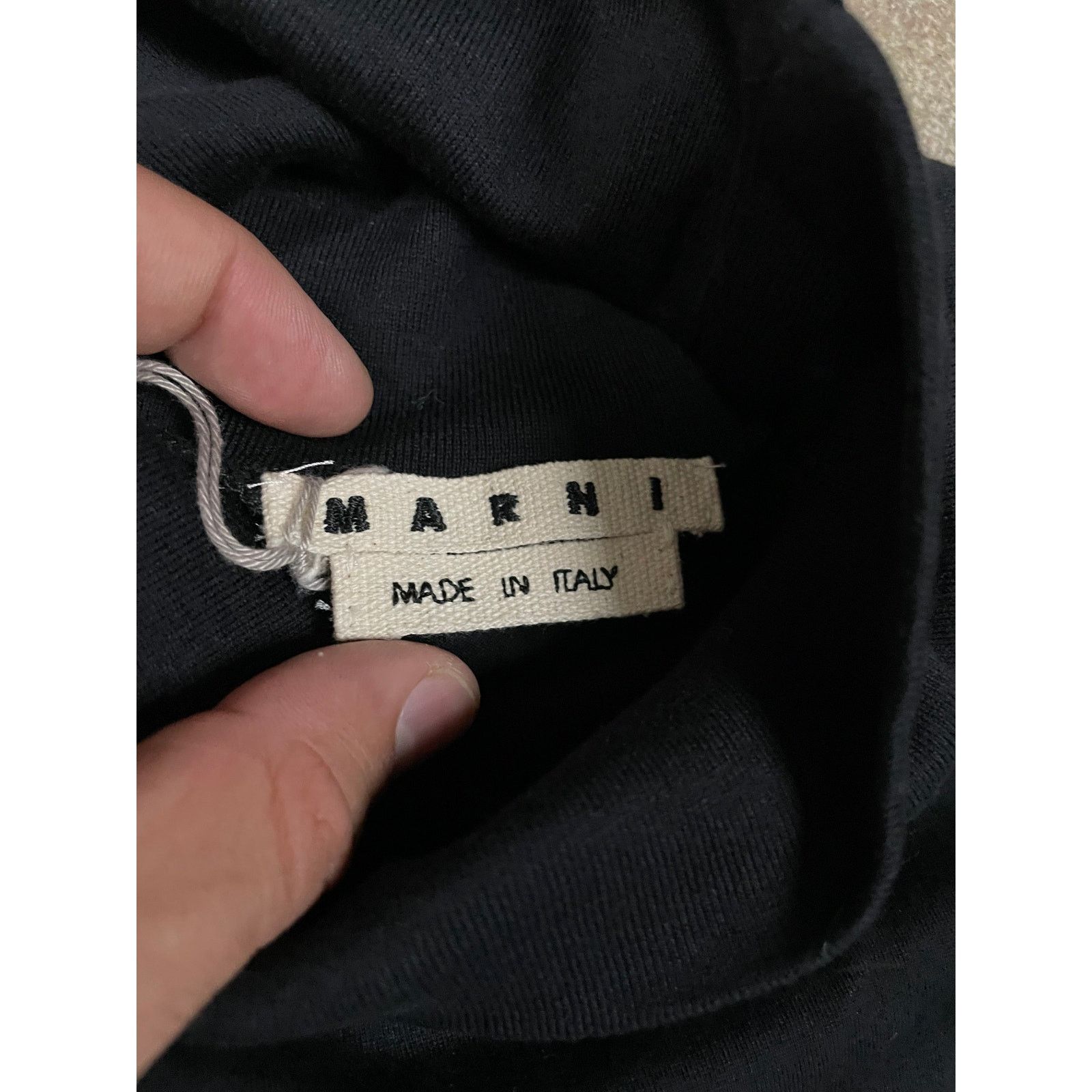 Marni Marni Turtle Neck White Black 48 (Medium) New Size US M / EU 48-50 / 2 - 2 Thumbnail
