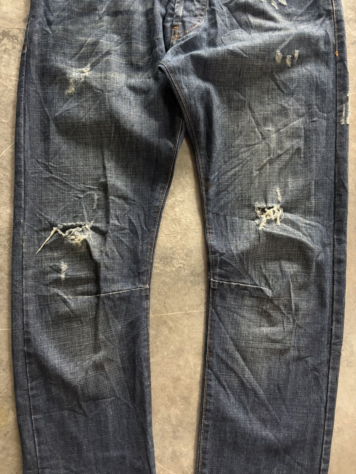 Pierre Balmain PIERRE BALMAIN SKINNY DISTRESSED DECARNIN HEDI SLIMANE STYLE Size US 32 / EU 48 - 14 Thumbnail