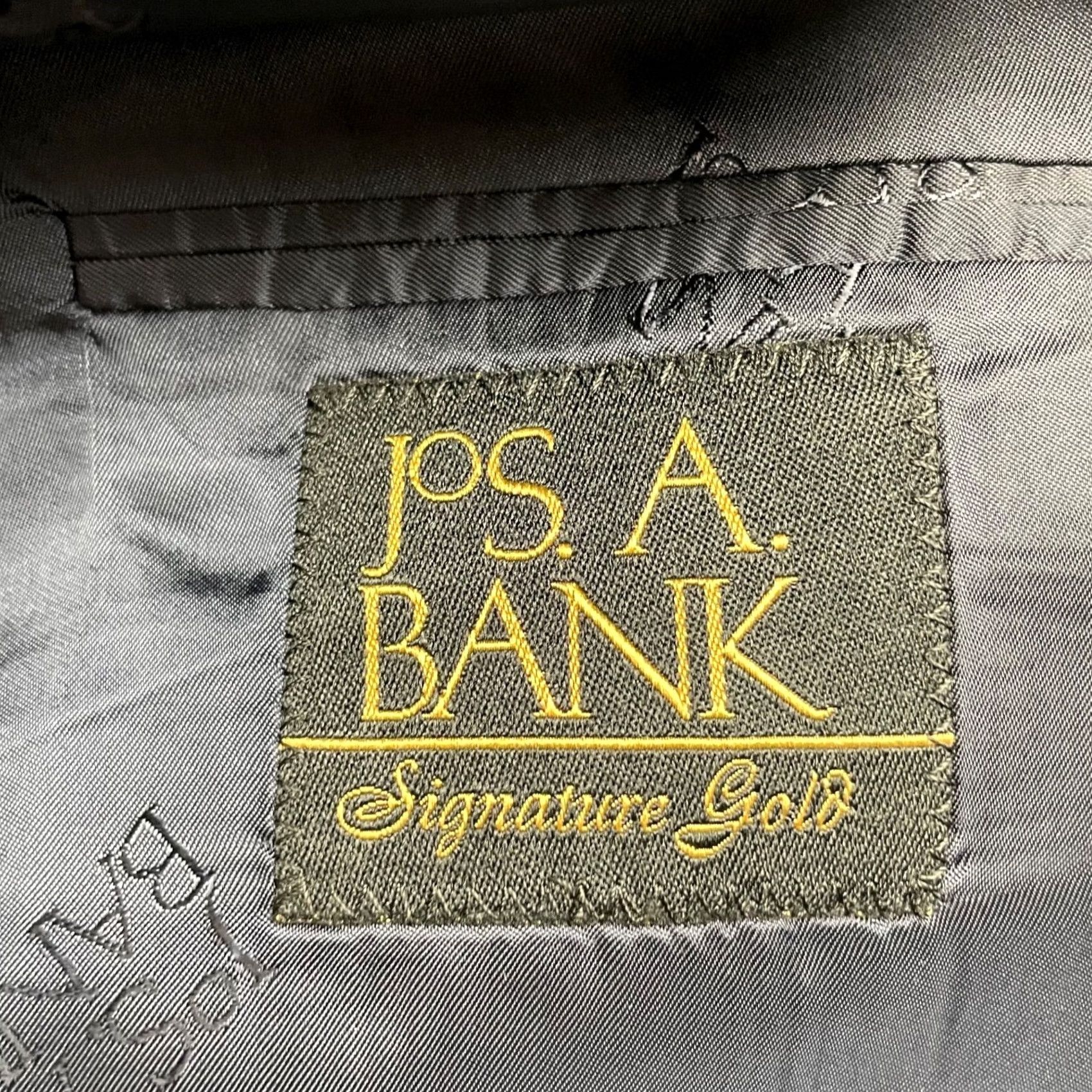 Jos. A. Bank Jos. A. Bank Blazer 100% Wool Navy Windowpane Plaid 2-Button Notch Lapel 42R Mens Coat Jacket Blazer Shirt? Size 42R - 5 Thumbnail