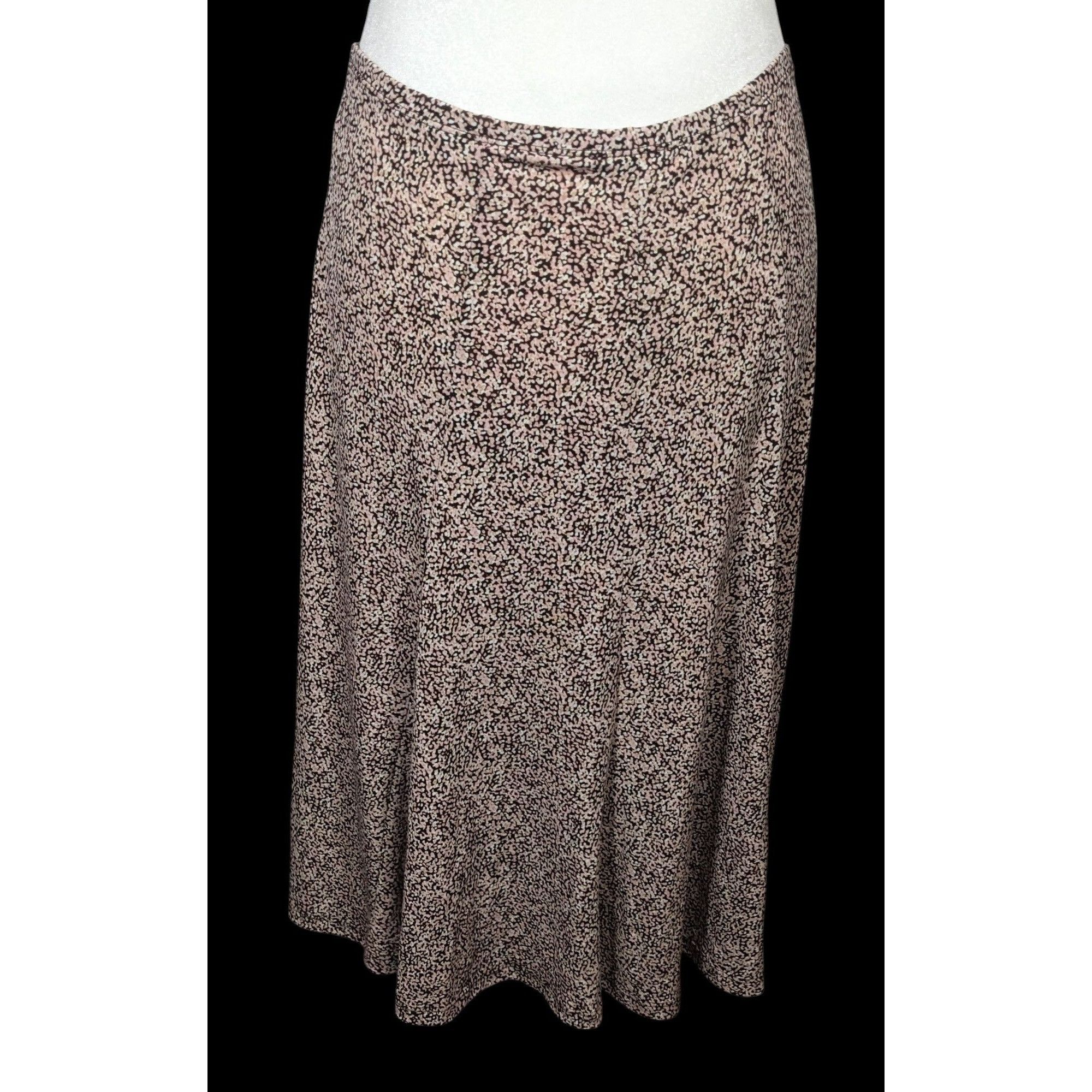 Liz Claiborne Liz Claiborne Brown And Cream Speckled Skirt Size 38" / US 16 / IT 52 - 1 Thumbnail