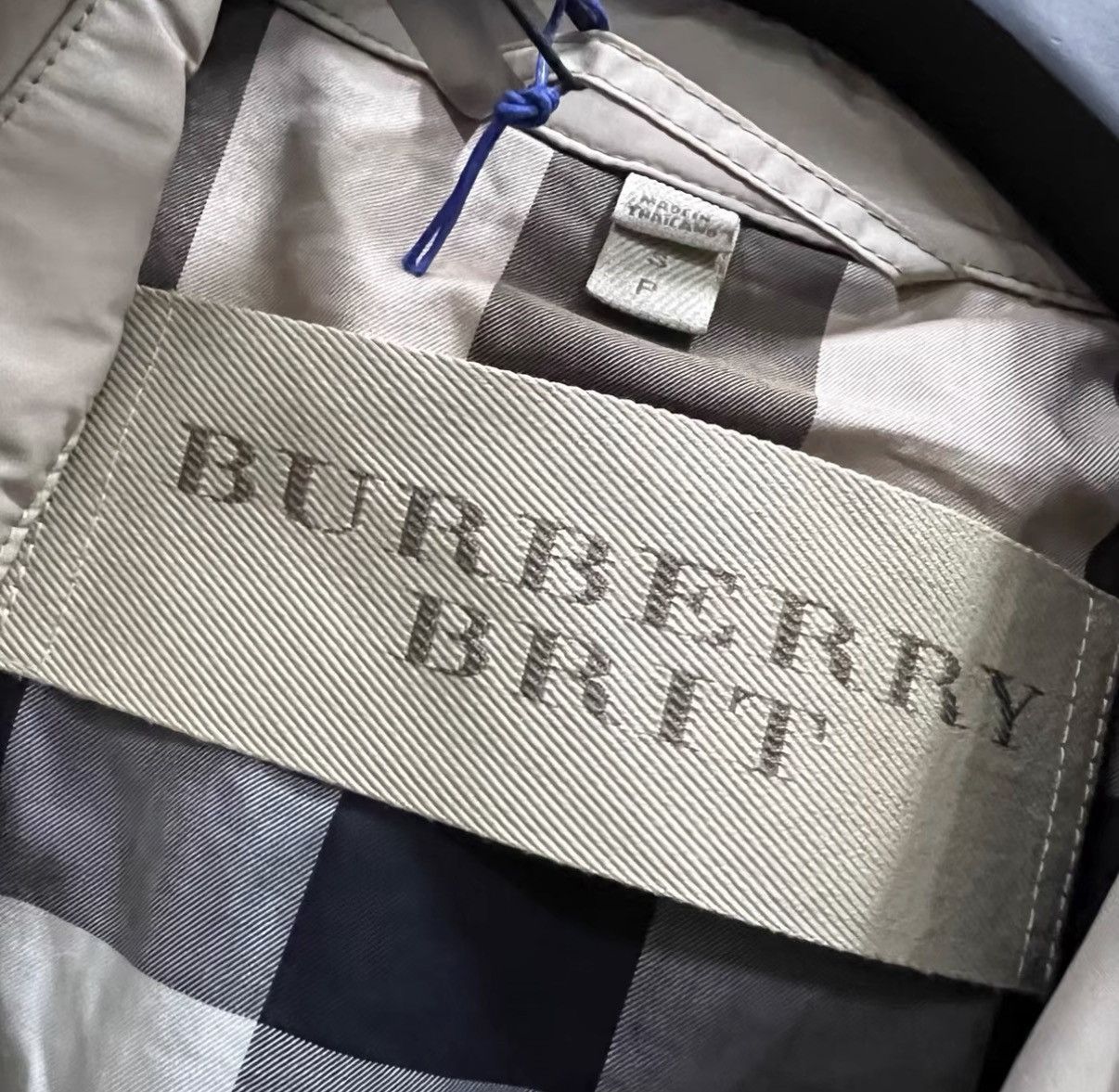 Burberry Burberry Khaki Double-breasted Trench Coat J41 Size S / US 4 / IT 40 - 3 Thumbnail