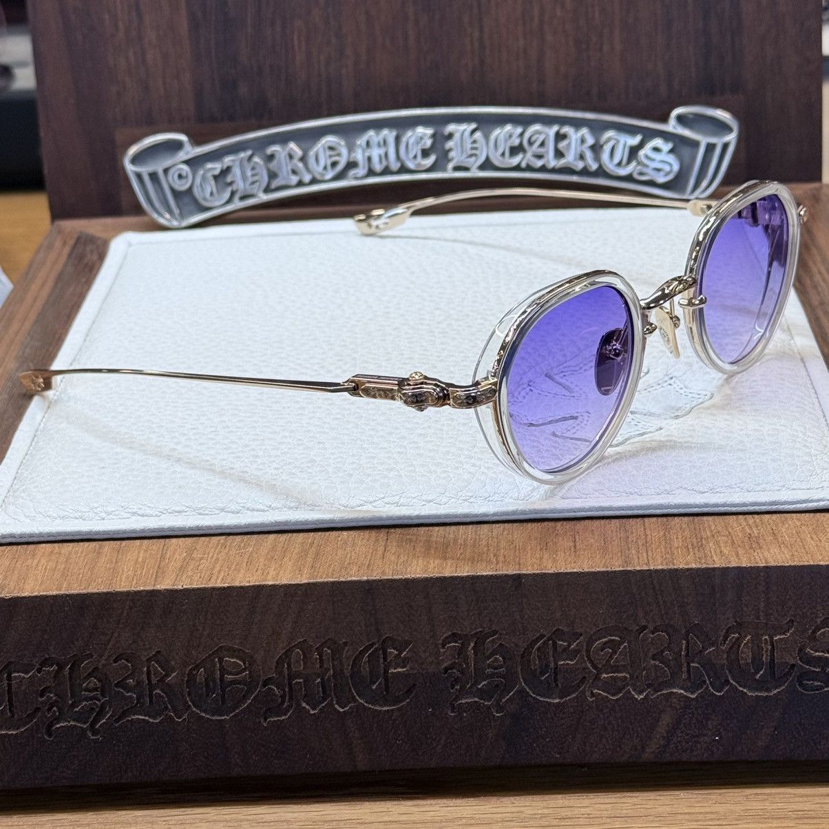 Chrome Hearts Chrome Hearts Sex-T9 1/1 Sunglasses Size ONE SIZE - 4 Thumbnail