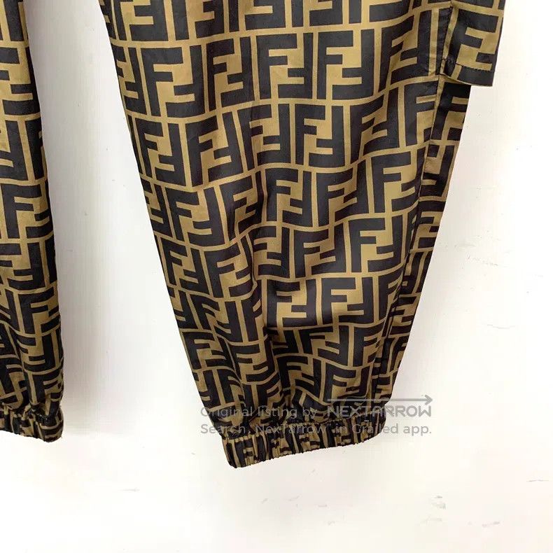 Fendi Fendi Dark brown logo letter printed casual workwear long Size US 30 / EU 46 - 5 Thumbnail