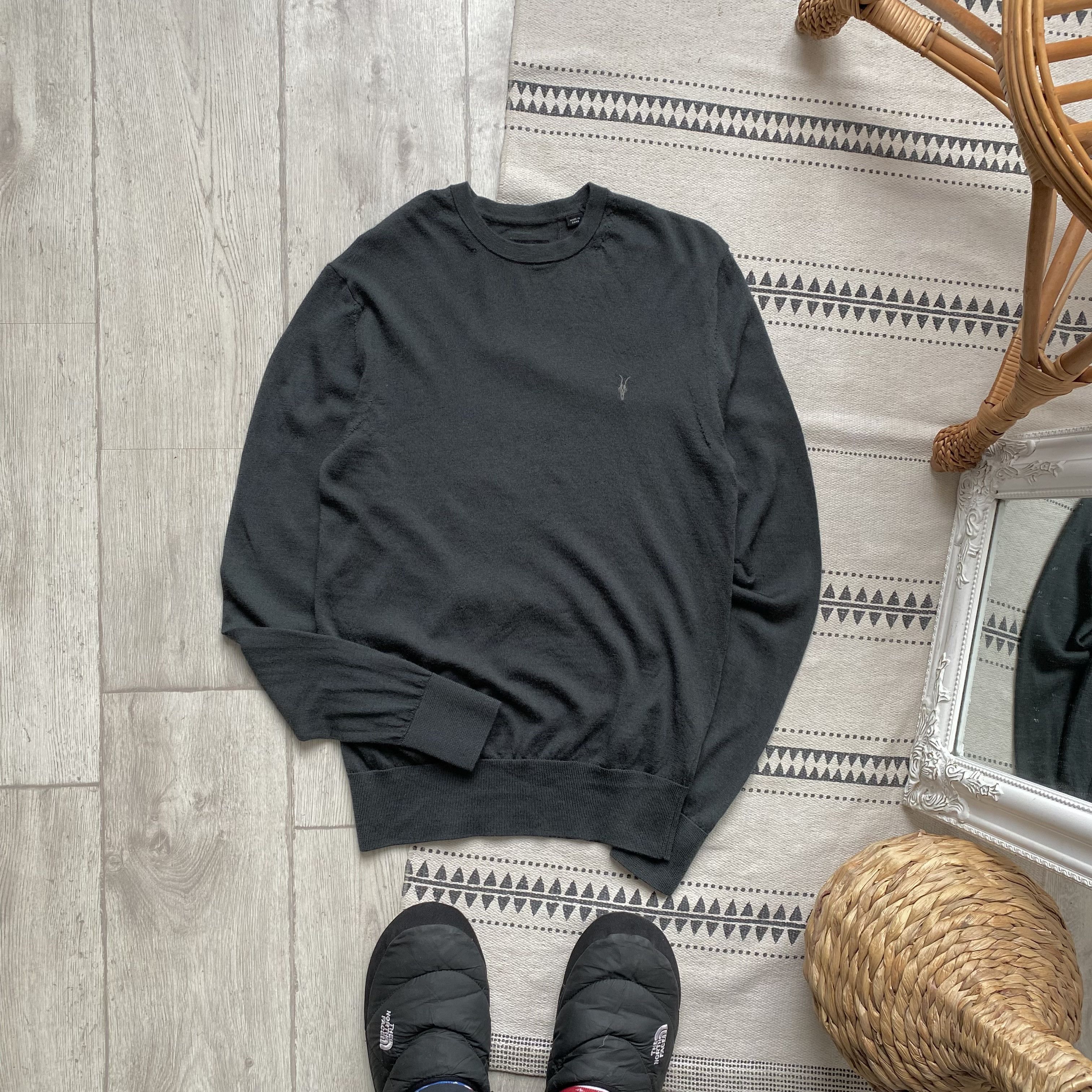 Allsaints 💎Luxury Allsaints Merinowool Knit Light Sweater jumper Size US M / EU 48-50 / 2 - 1 Thumbnail