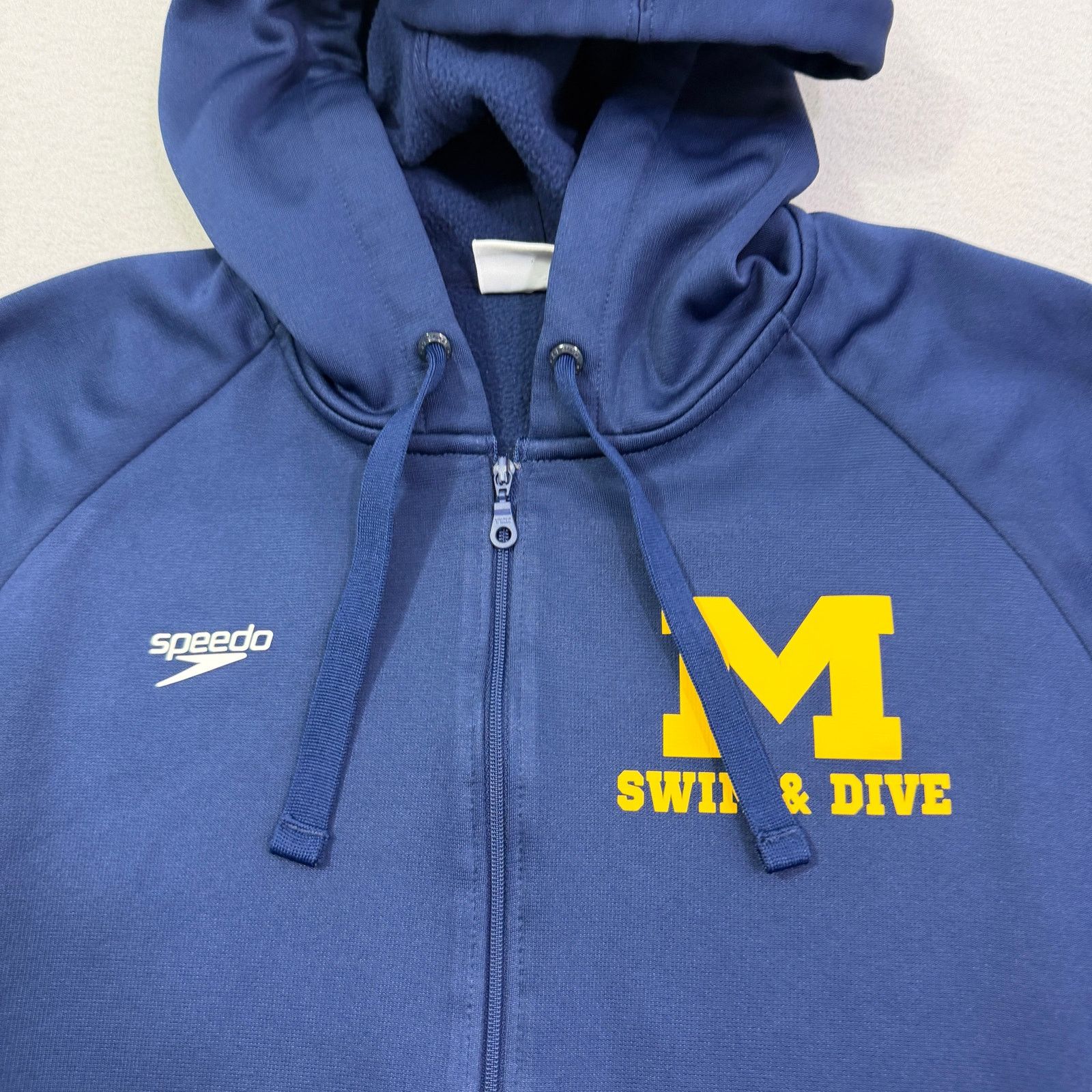 Speedo Vintage Speedo Michigan Wolverines Hoodie Men's Medium Blue Size US M / EU 48-50 / 2 - 3 Thumbnail