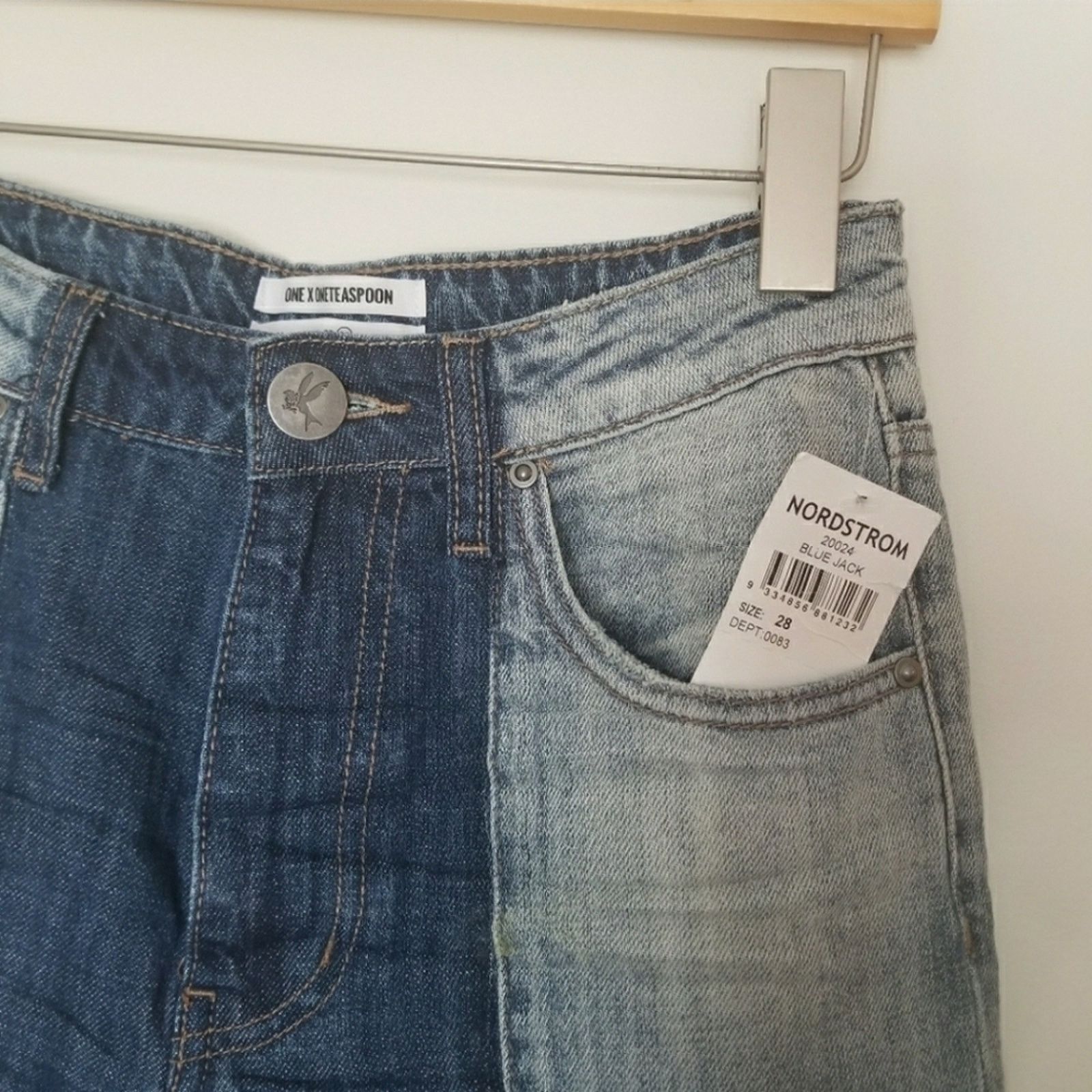 One Teaspoon One Teaspoon Jeans Legends Two Tone Raw Hem Tapered 28 Size 28" / US 6 / IT 42 - 5 Thumbnail