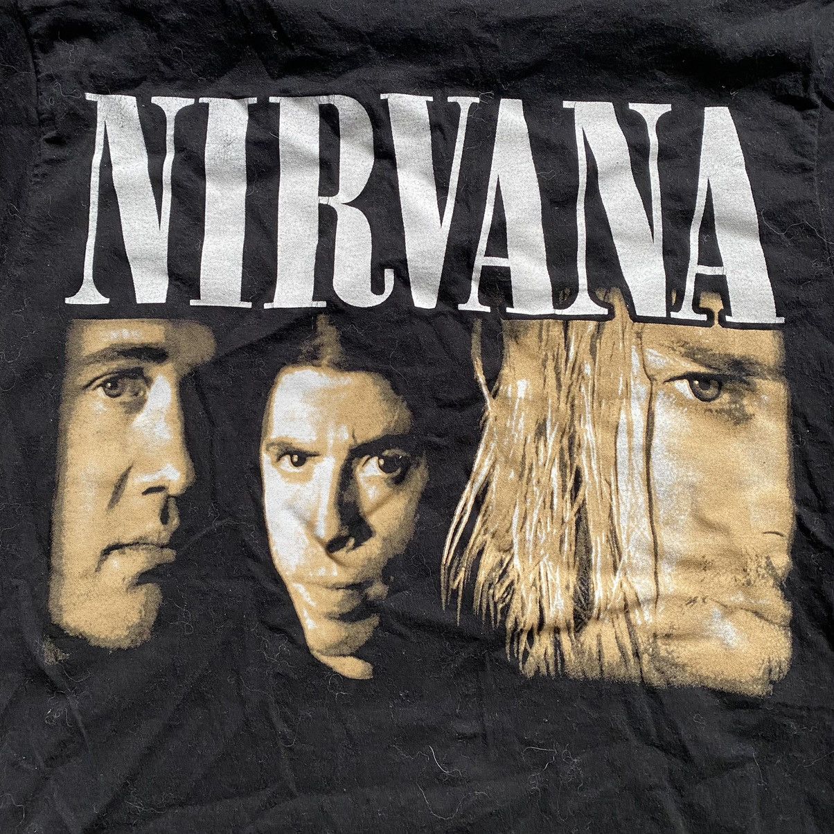 Band Tees VINTAGE NIRVANA ROCK BAND BIG PRINT KIRT COBAIN T SHIRT Size US M / EU 48-50 / 2 - 5 Thumbnail