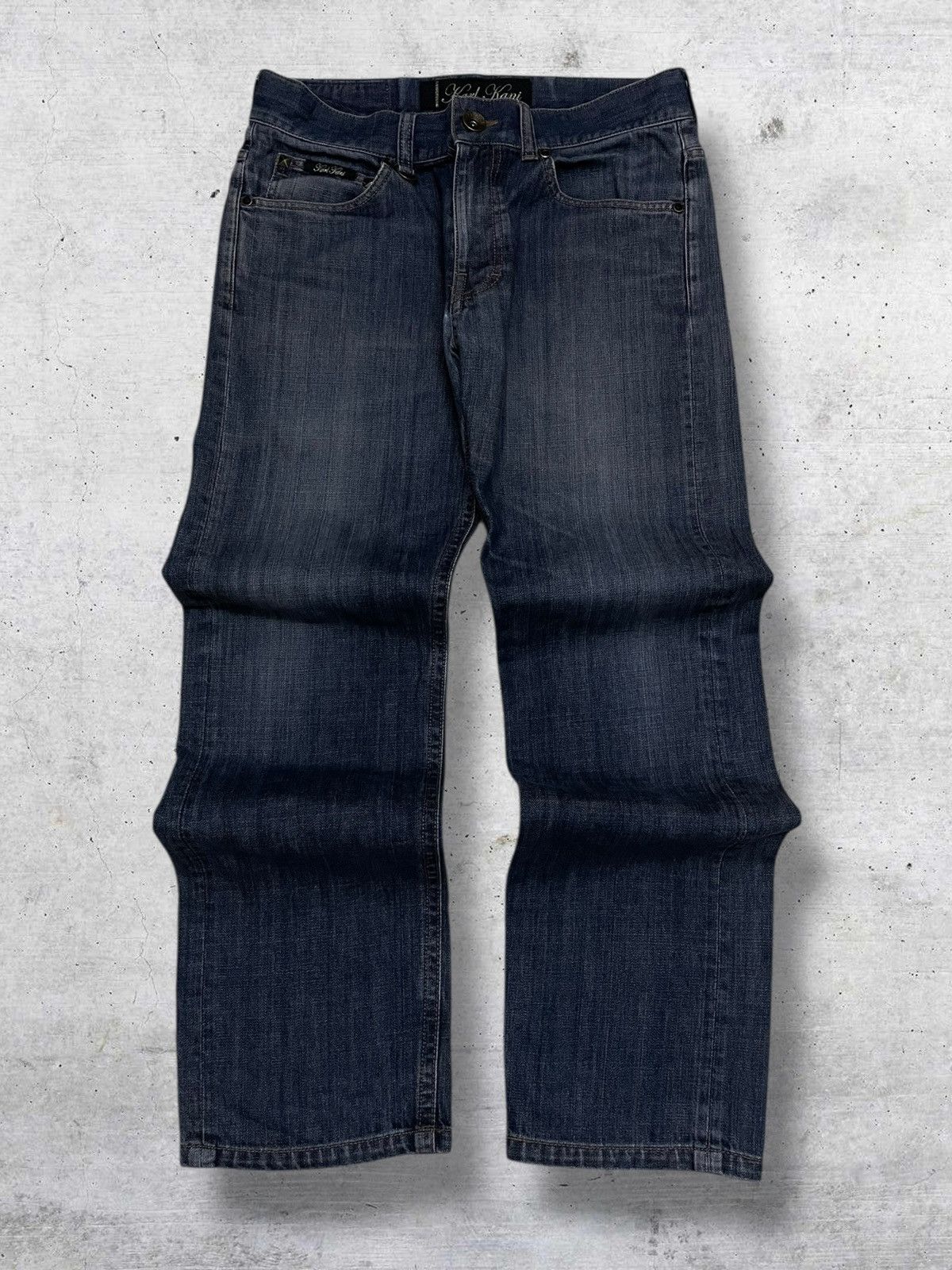Karl Kani VINTAGE KARL KANI 90S OG DESIGNER STREETWEAR INDIGO DENIM Size US 33 - 1 Thumbnail