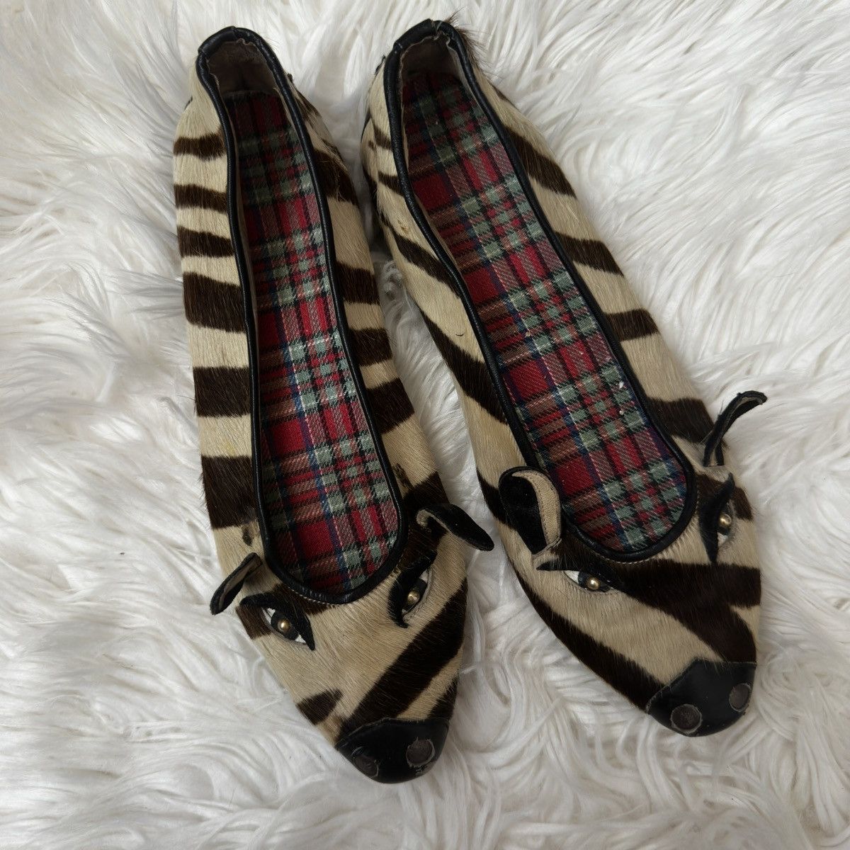 Charlotte Olympia Charlotte Olympia Zebra Flats Italy—Rare Animal Design Size US 5 / IT 35 - 4 Thumbnail