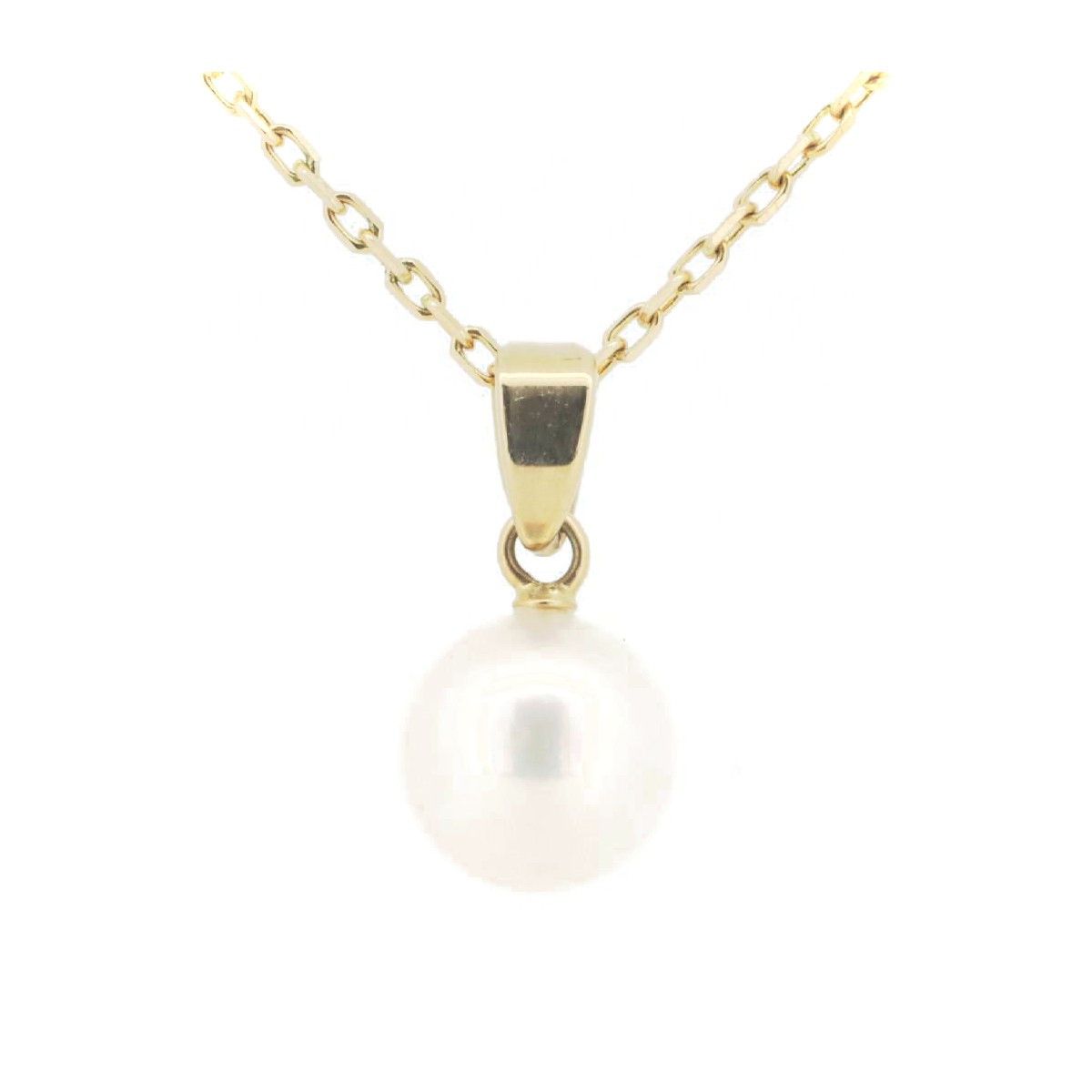 Mikimoto Mikimoto Mikimoto Au750 Pearl Necklace Precious Metal Necklace DUTY FREE for USA Size ONE SIZE - 1 Thumbnail