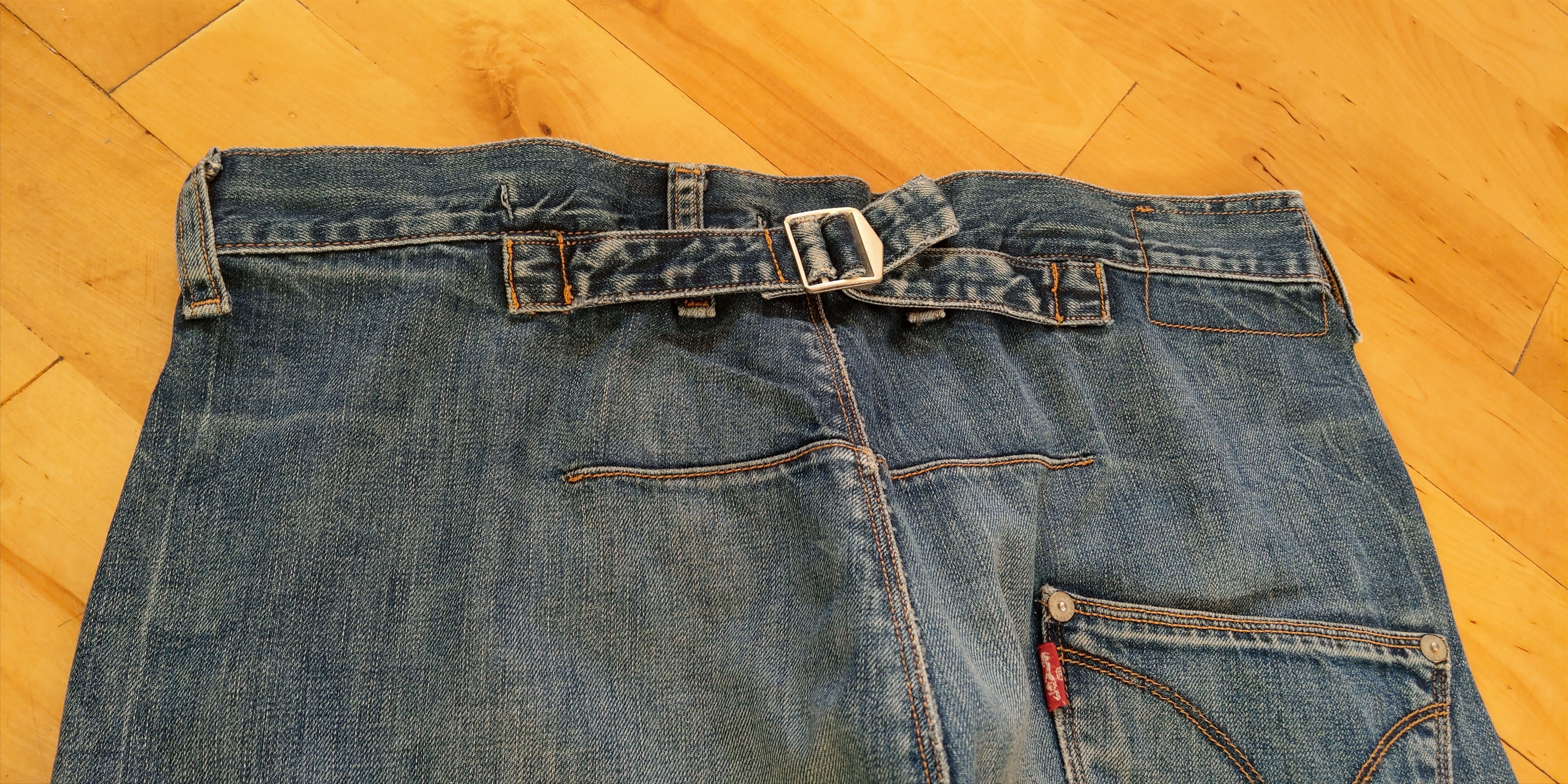 Levi's Levis ENGINEERED Flared Pants Reconstructed Baggy y2k opium Size US 31 - 9 Thumbnail