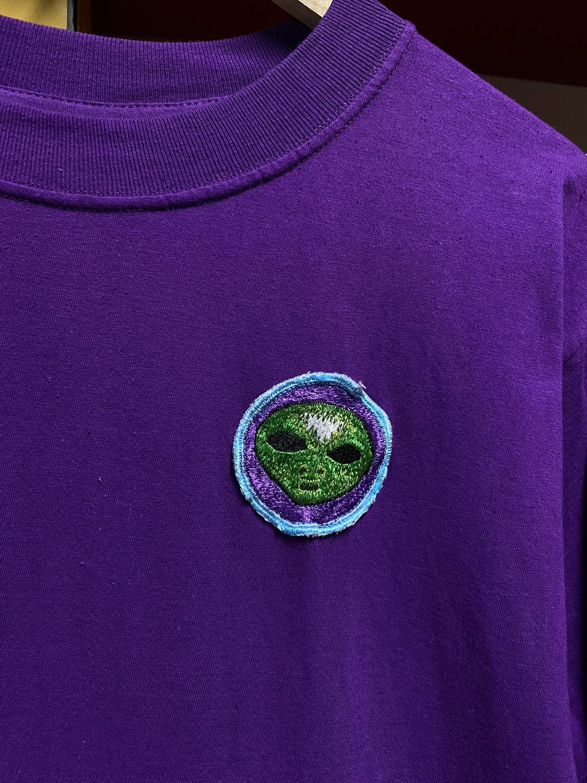 Vintage Vintage 90’s Alien T-Shirt Stoner Weed Tee Medium Size US M / EU 48-50 / 2 - 4 Thumbnail