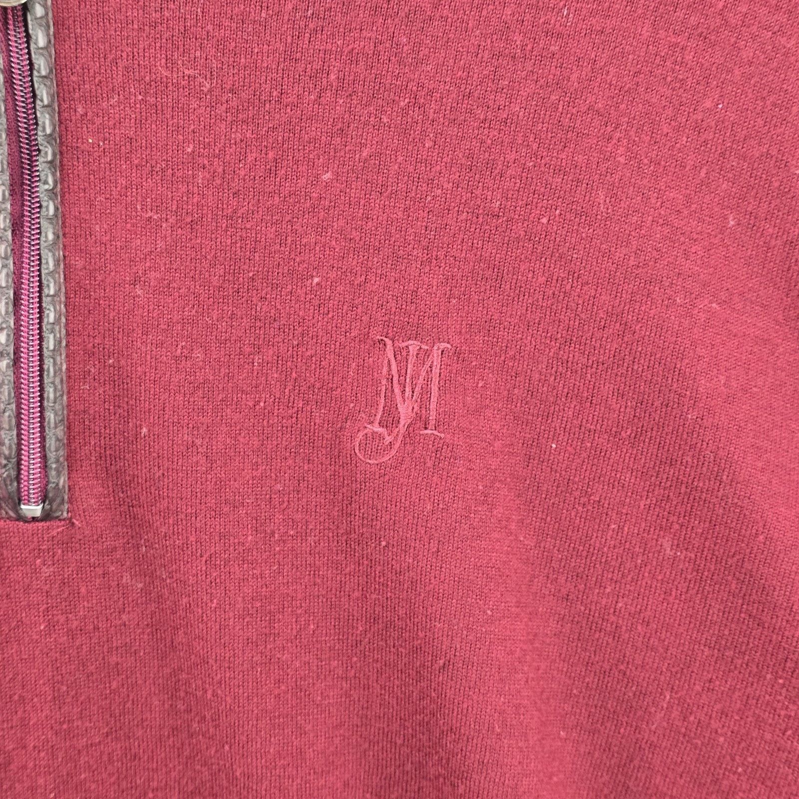 Other JM by Johnny Manglani 1/4 Zip Sweater Mens Large 54 Wool Size US L / EU 52-54 / 3 - 6 Thumbnail