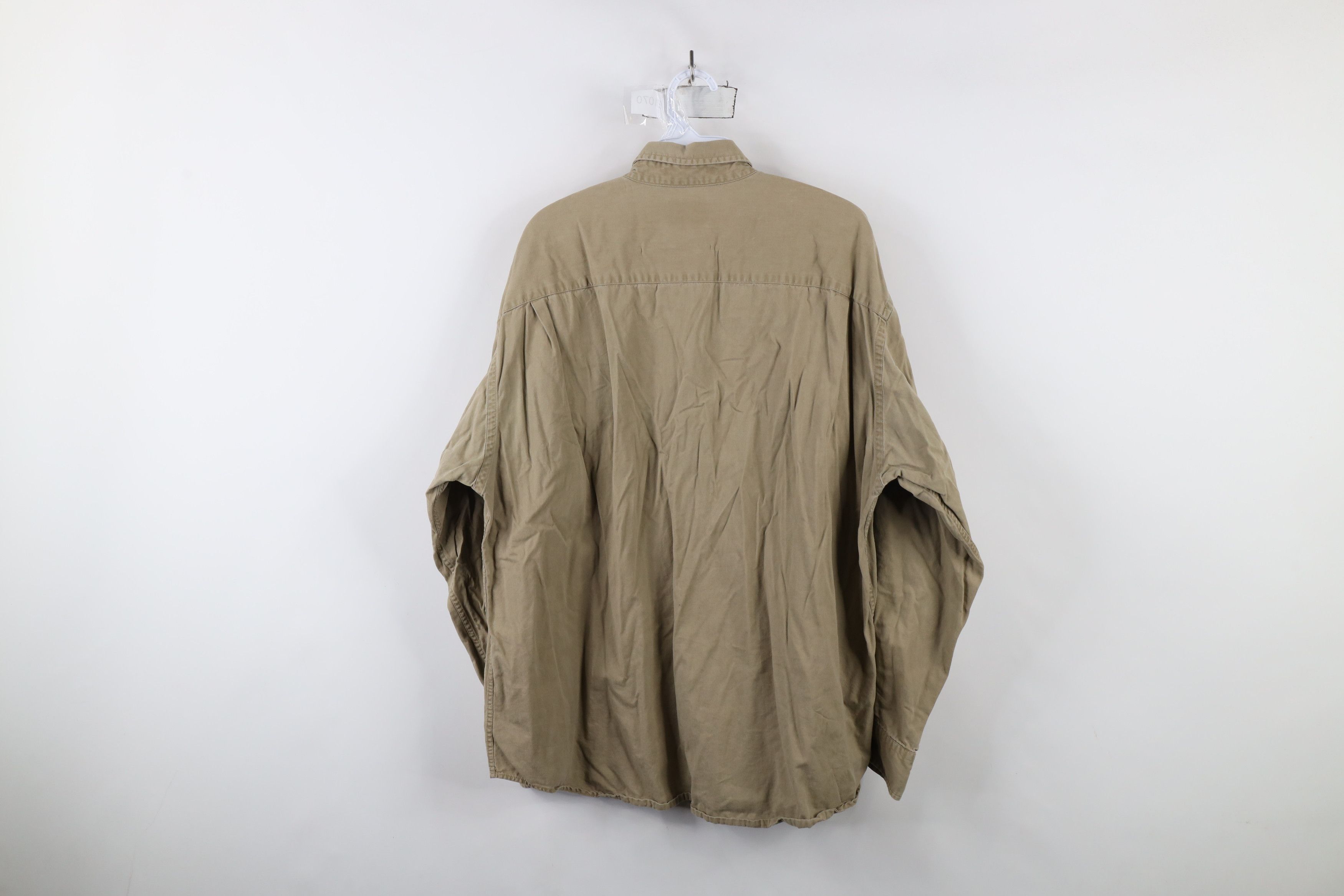 Vintage Vintage 90s Streetwear Military Collared Button Down Shirt Size US L / EU 52-54 / 3 - 10 Thumbnail