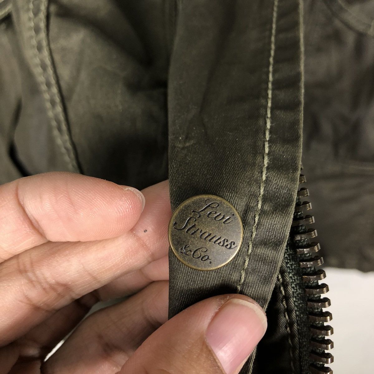 Japanese Brand 🔥Vintage Wax Fish Tail Parka Jacket Levi’s Biker Parachute Size US S / EU 44-46 / 1 - 18 Thumbnail