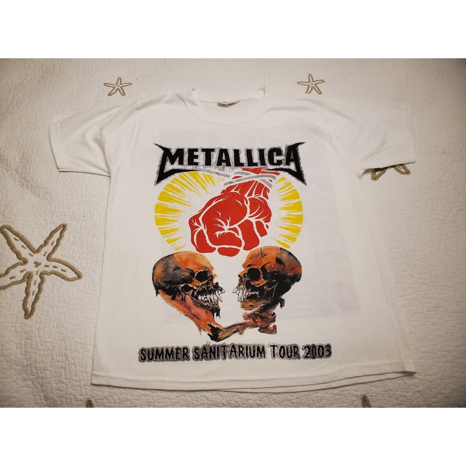 Metallica VTG 2003 METALLICA Summer Sanitarium Band Tour Shirt L | Grailed