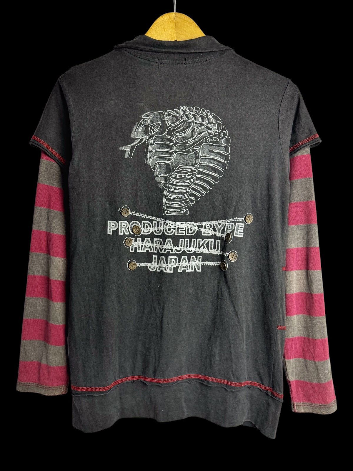 Beauty Beast × Hysteric Glamour × Japanese Brand Double Layers Scorpion 10f1 Long Sleeve Size US S / EU 44-46 / 1 - 2 Thumbnail