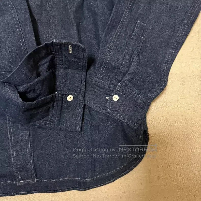 RRL Ralph Lauren RRL Ralph Lauren Old blue dye workwear shirt Size US M / EU 48-50 / 2 - 4 Thumbnail