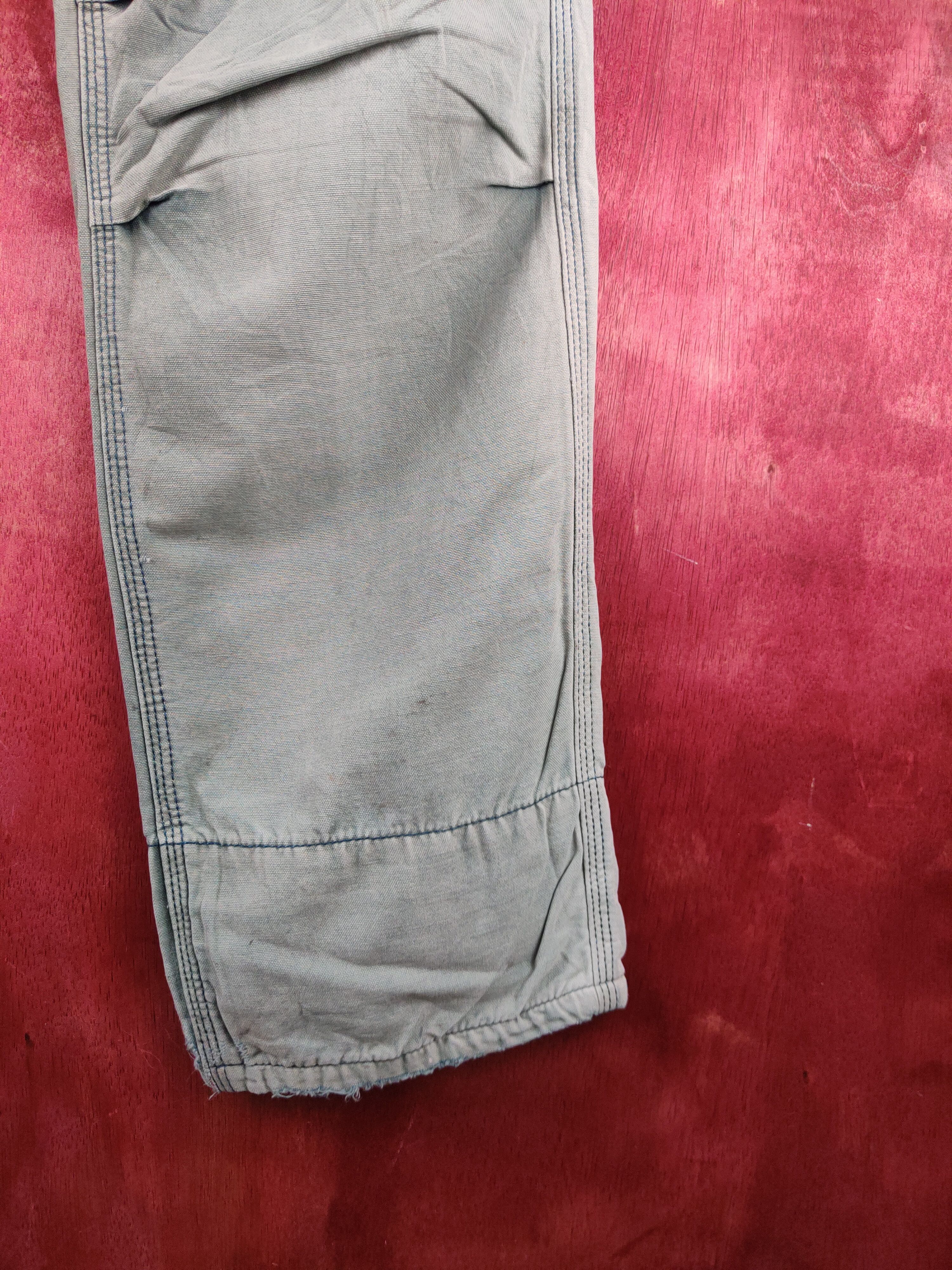 Japanese Brand Vintage Ortega Green Faded Cargo Pants N#S2828 Size US 30 / EU 46 - 8 Thumbnail