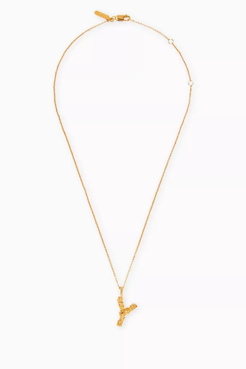Chloe o1loc1c0425 Size: OS / Alphabet Necklace in Gold Size ONE SIZE - 3 Thumbnail