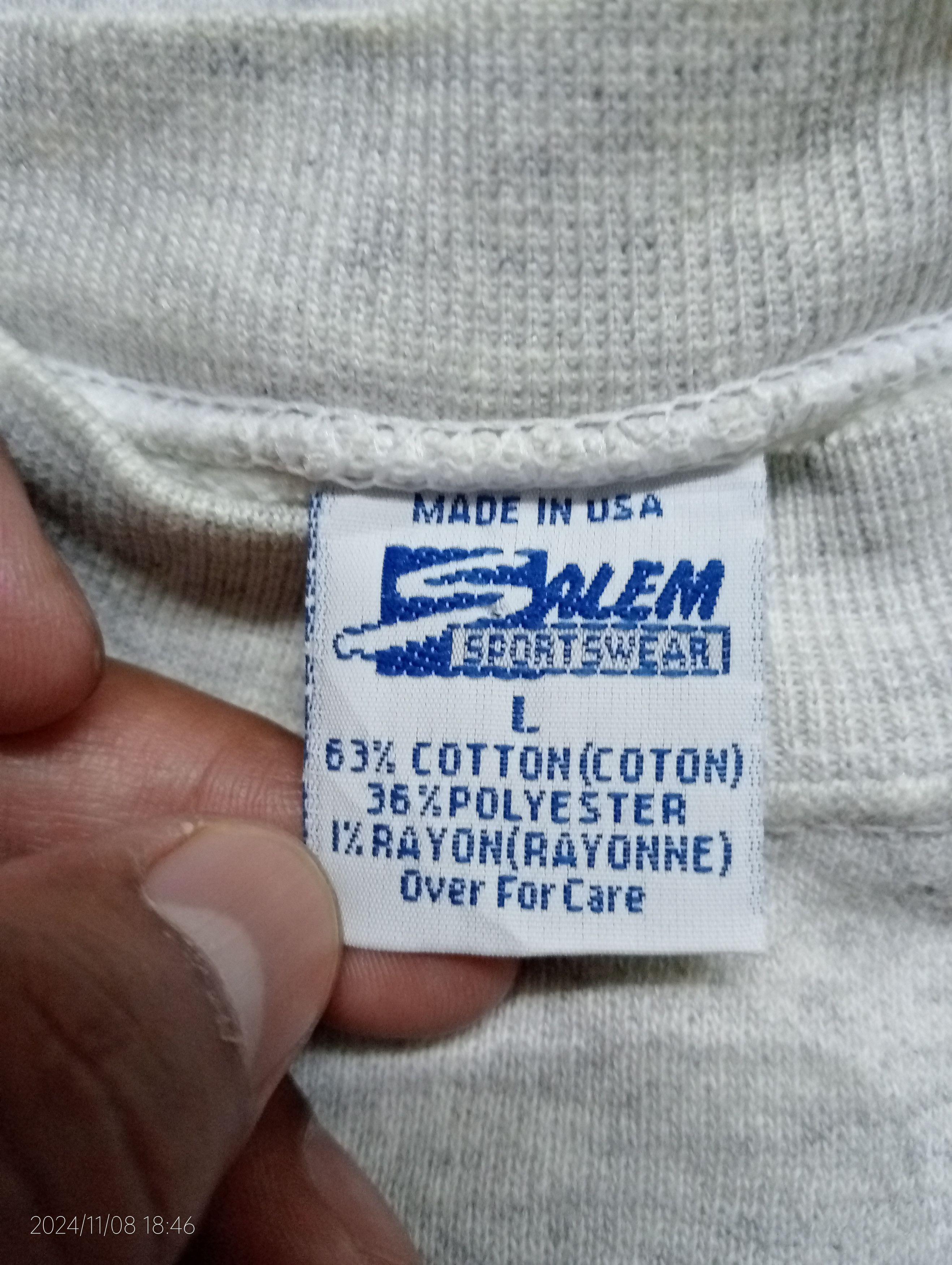 NBA × Salem Sportswear Vintage NBA Phoenix Suns Salem Sportswear Sweatshirt USA Size US L / EU 52-54 / 3 - 2 Thumbnail