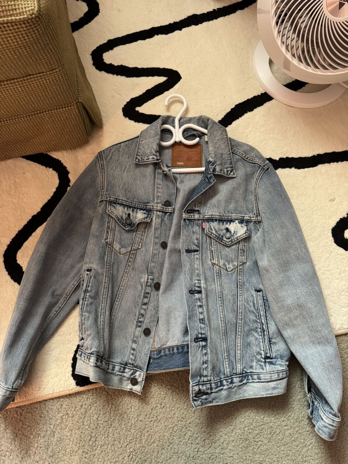 Levi's Levi’s Virgil Denim Jacket Washed Blue Size US S / EU 44-46 / 1 - 1 Thumbnail