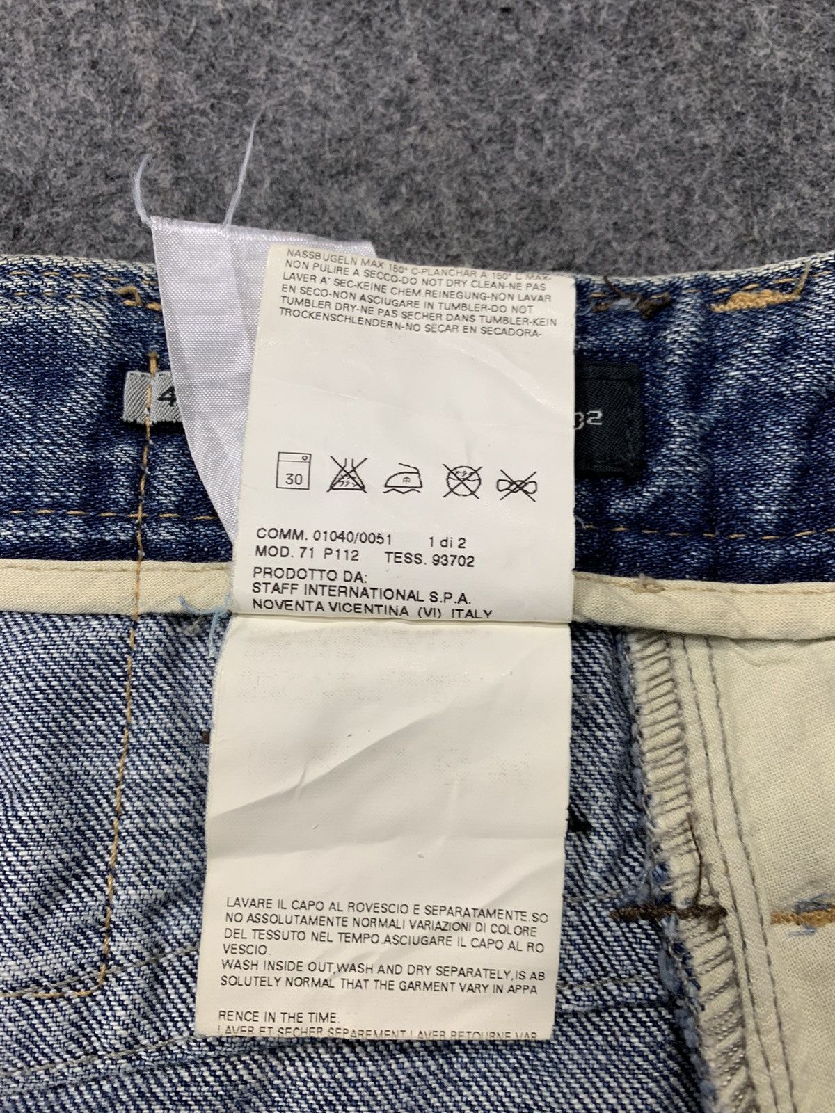 Dsquared2 Rare Dsquared2 DC/DC Denim Jeans Multicolor Hook Waist Size US 31 - 16 Thumbnail