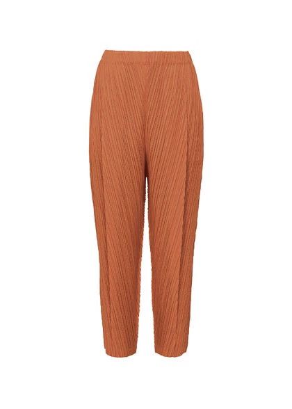 Issey Miyake Issey Miyake Orange pleated pants Size 42" / US 20 - 1 Thumbnail