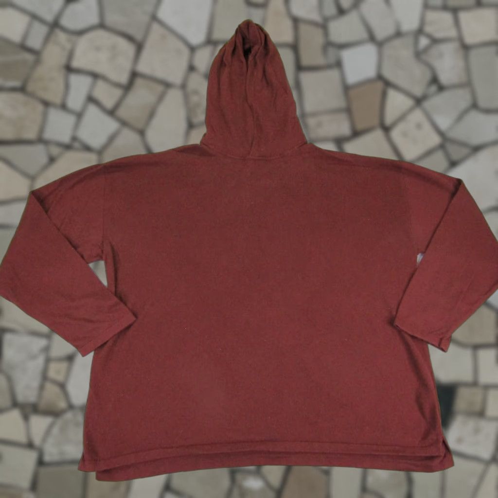 Banana Republic Banana Republic Mens Hoodie XL Red Pullover Knit Lightweight Sweatshirt Hooded Regular Size Type: Sweatshirt Size US XL / EU 56 / 4 - 1 Thumbnail