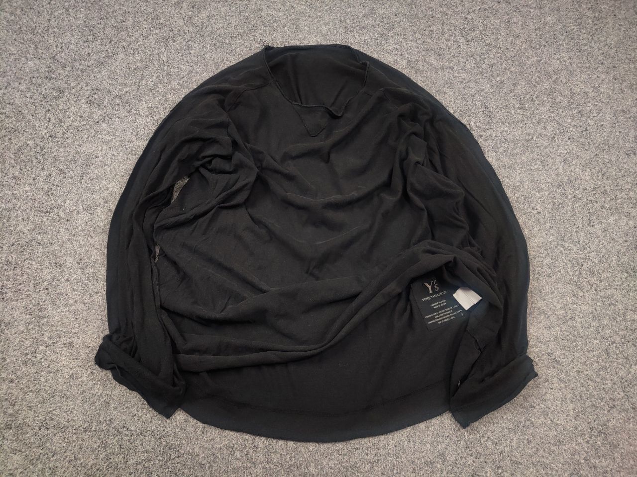 Yohji Yamamoto Yohji Yamamoto Y's Vintage loose-fit long-sleeve Japan top Size US L / EU 52-54 / 3 - 2 Thumbnail
