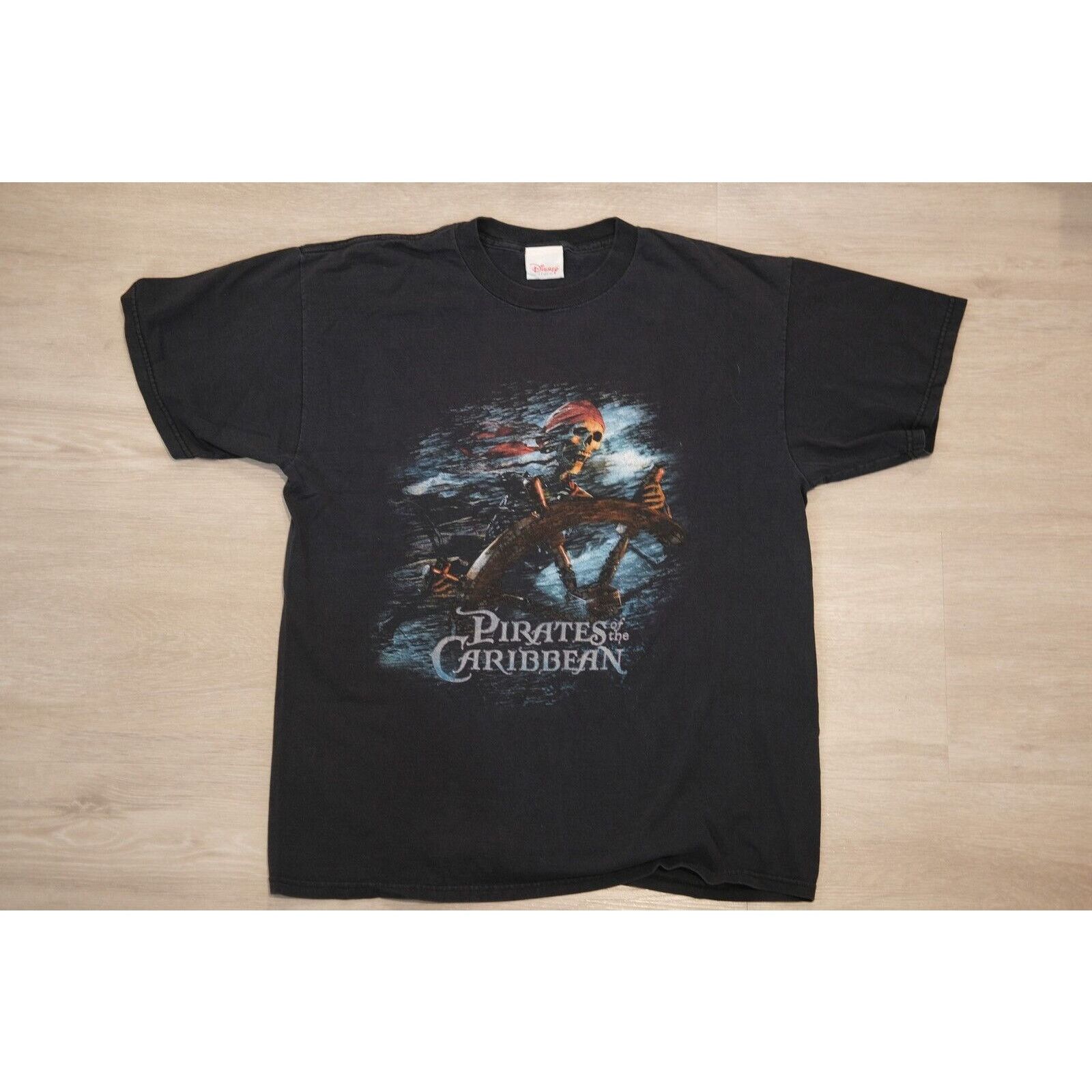 Disney Vintage 2006 Disney Pirates Caribbean Jack Sparrow XL Black Size US M / EU 48-50 / 2 - 2 Thumbnail