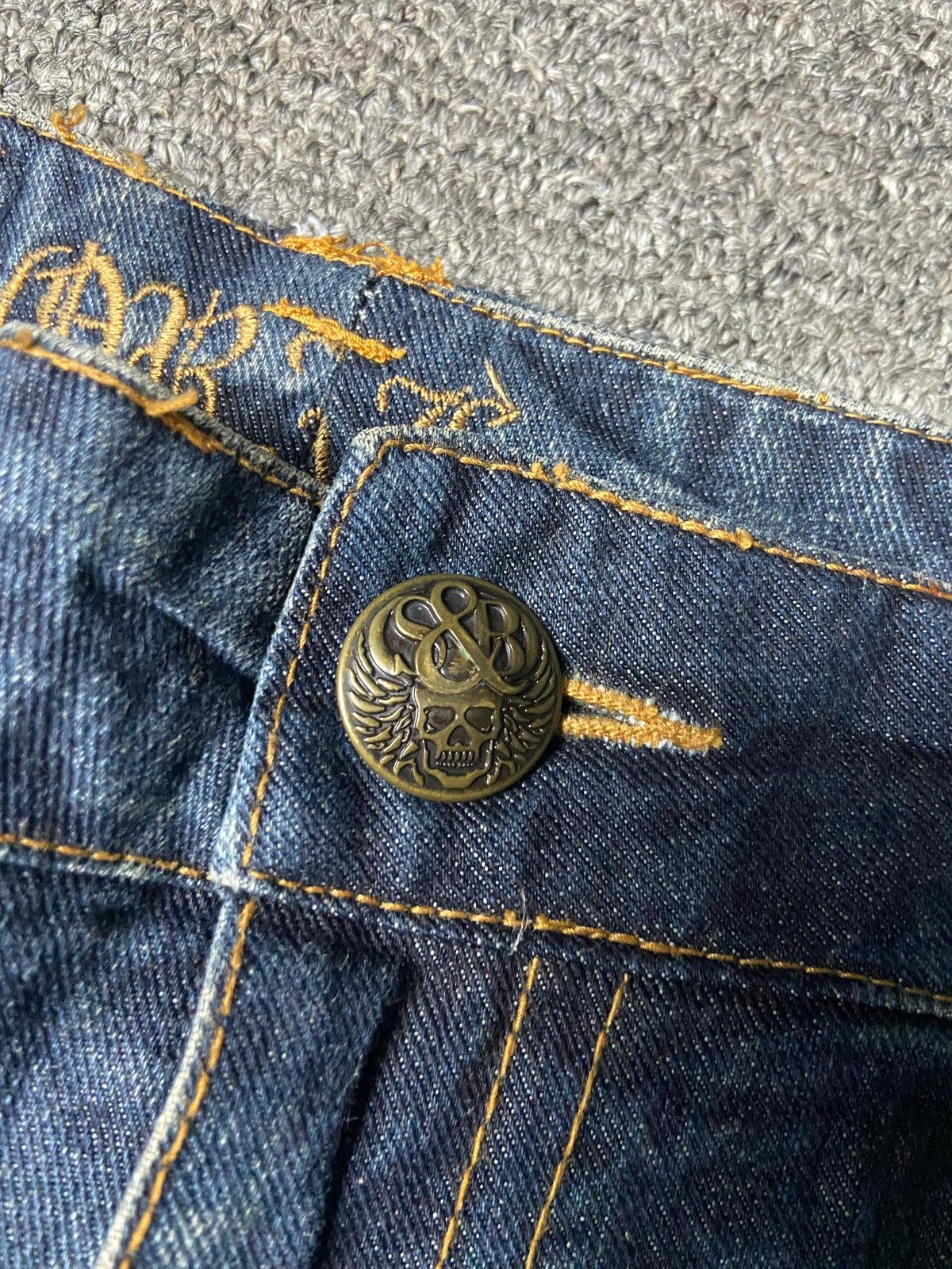 Japanese Brand Original Jeans Brand Distressed Ripped Jeans (171) Size US 32 / EU 48 - 11 Thumbnail