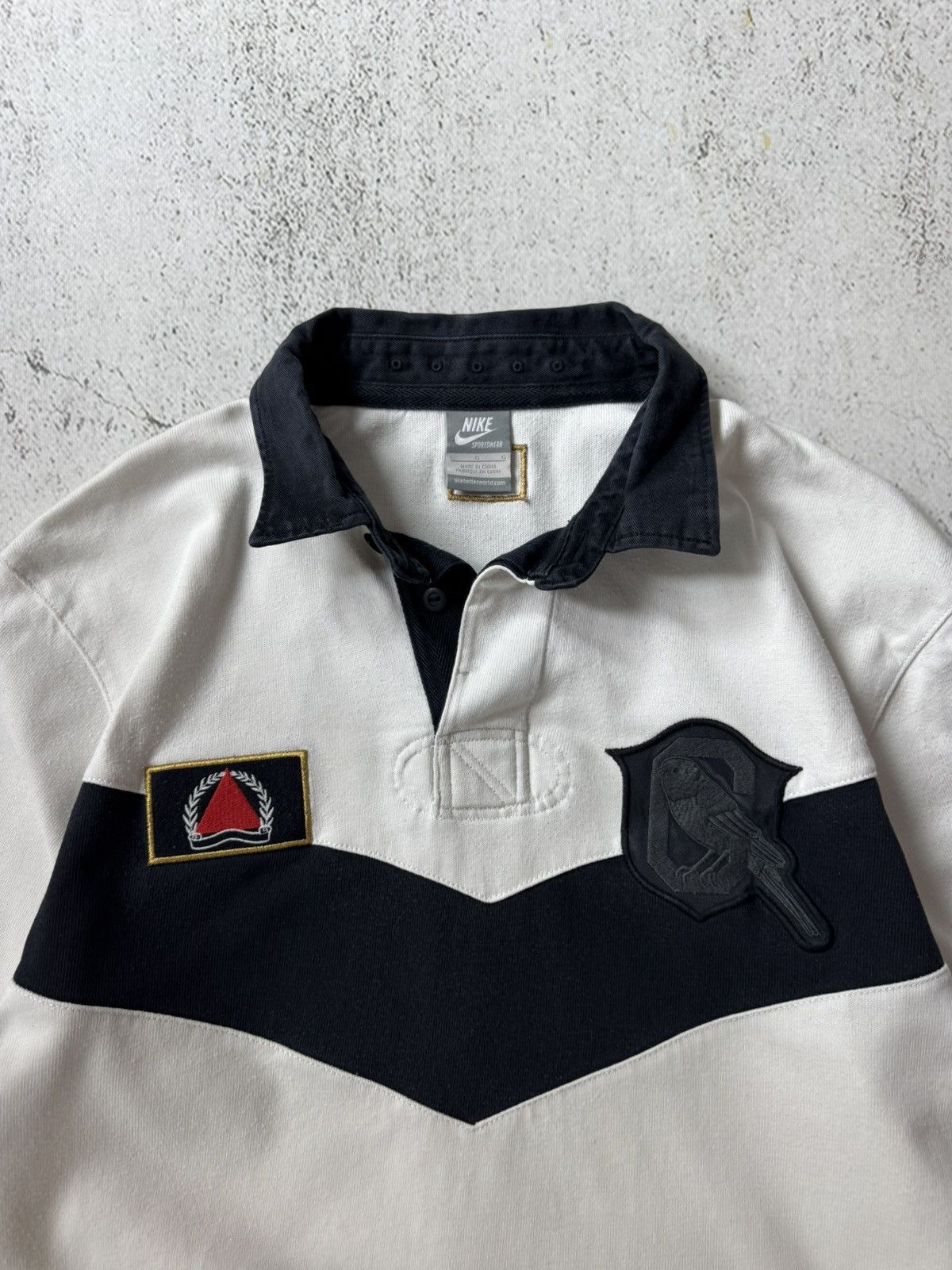 Nike × Vintage Nike Vintage Brazil Canarinho Caldeirao 10 Regby Long Sleeve Size US L / EU 52-54 / 3 - 5 Thumbnail