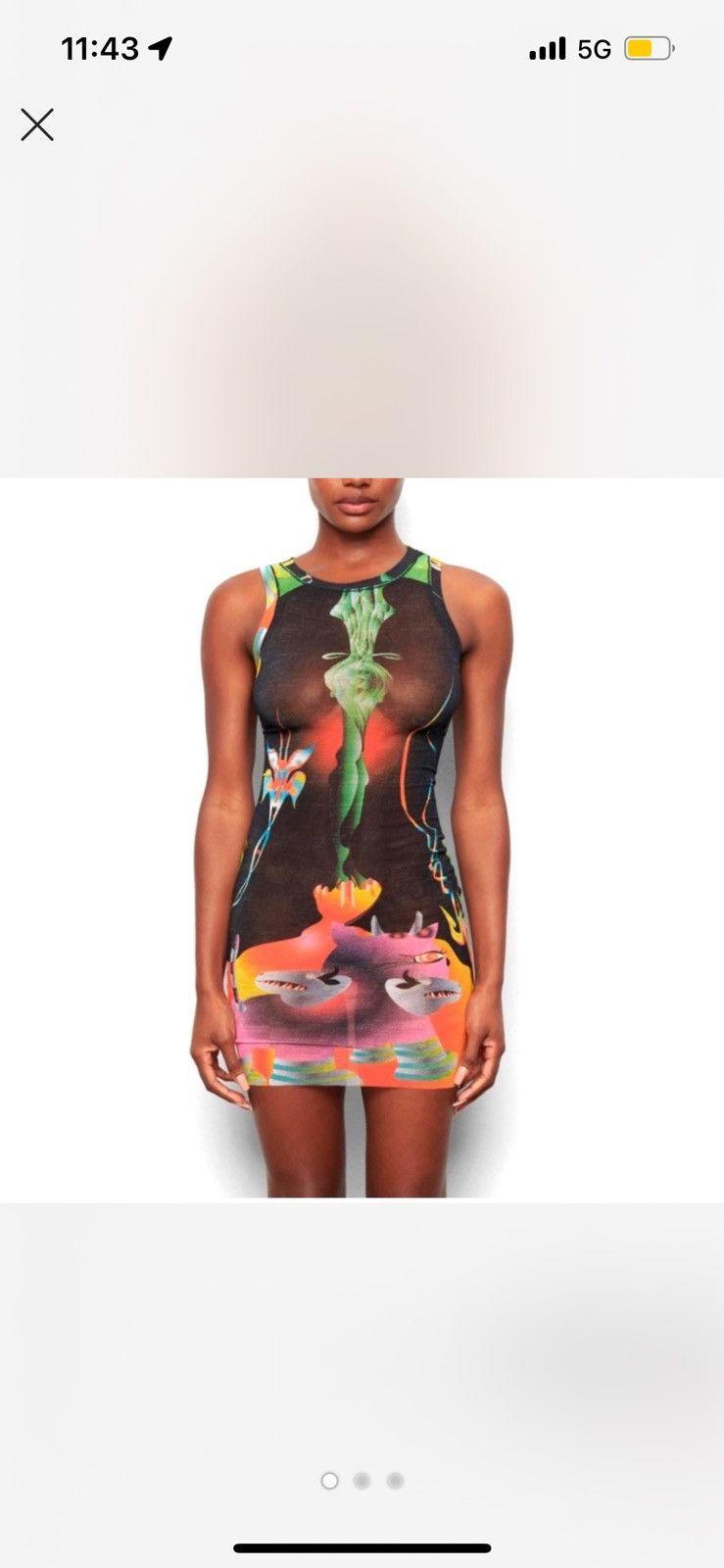 SKIMS SKIMS Summer Mesh Dress Obsidian Mini Size XS / US 0-2 / IT 36-38 - 1 Thumbnail