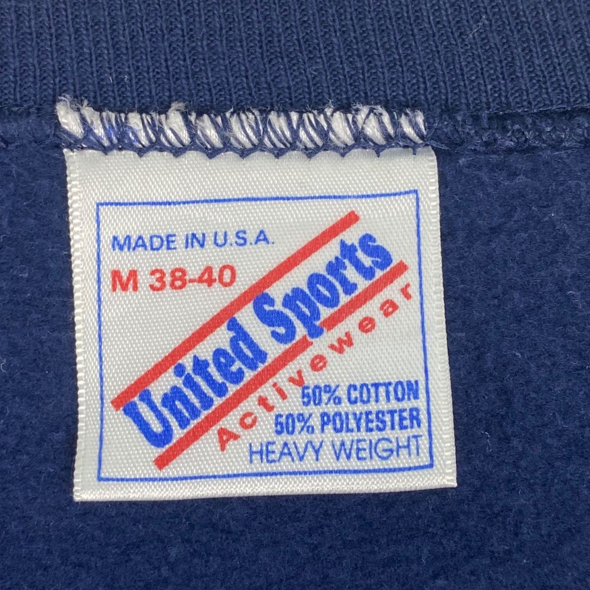 Vintage Vintage United Sport Crewneck Sweatshirt Navy Blue Size M Size US M / EU 48-50 / 2 - 10 Thumbnail