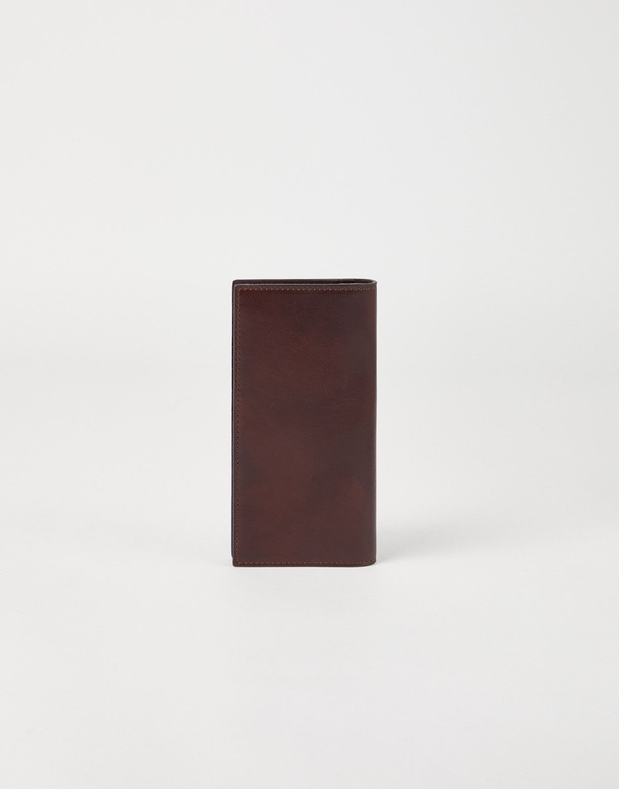 Brunello Cucinelli o1la1rc1a0326 Size: OS / Leather Card Holder in Brown Size ONE SIZE - 3 Thumbnail